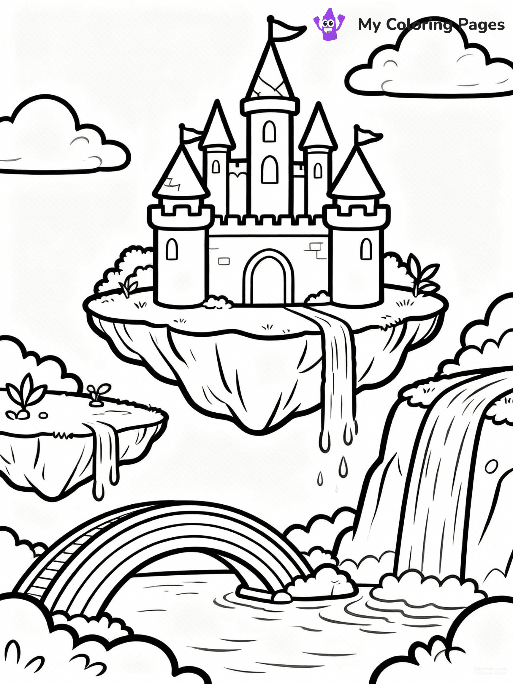 Castle Coloring Pages - 2