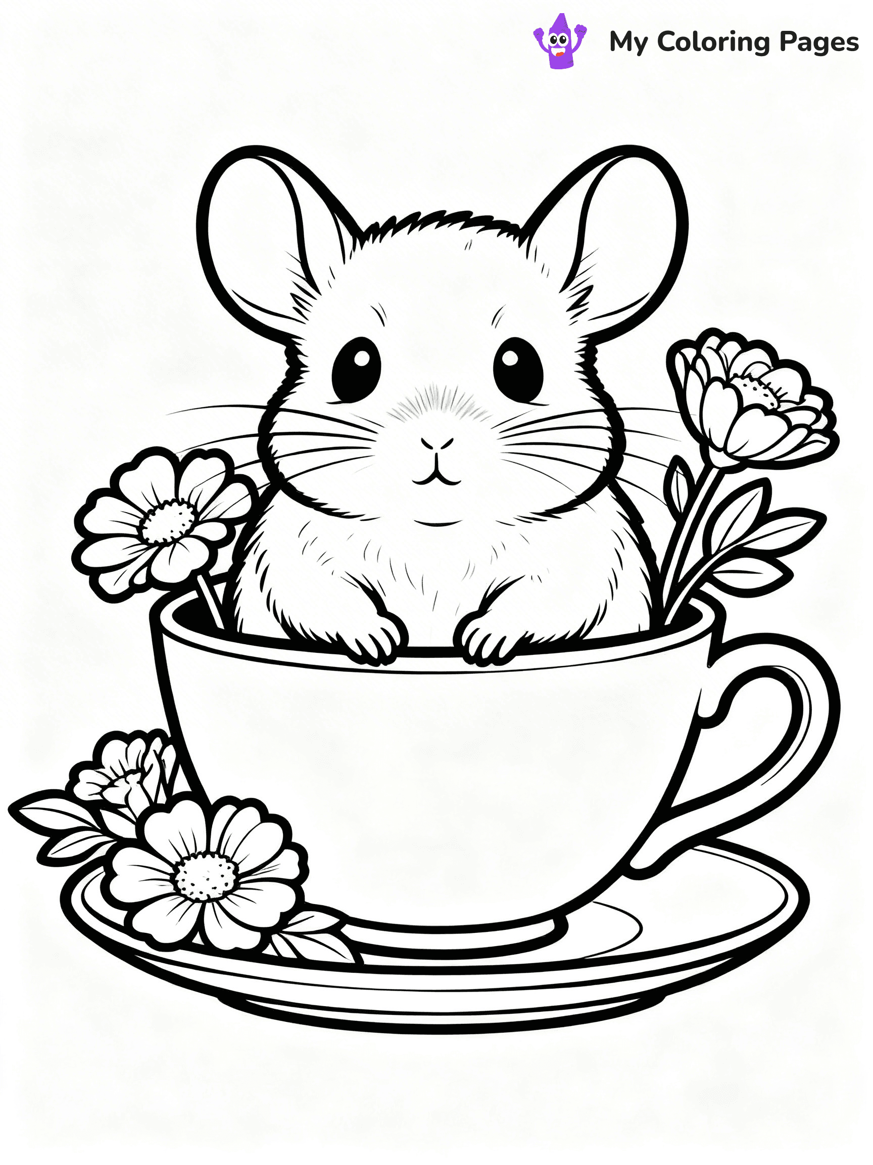 Chinchilla Coloring Pages - 24
