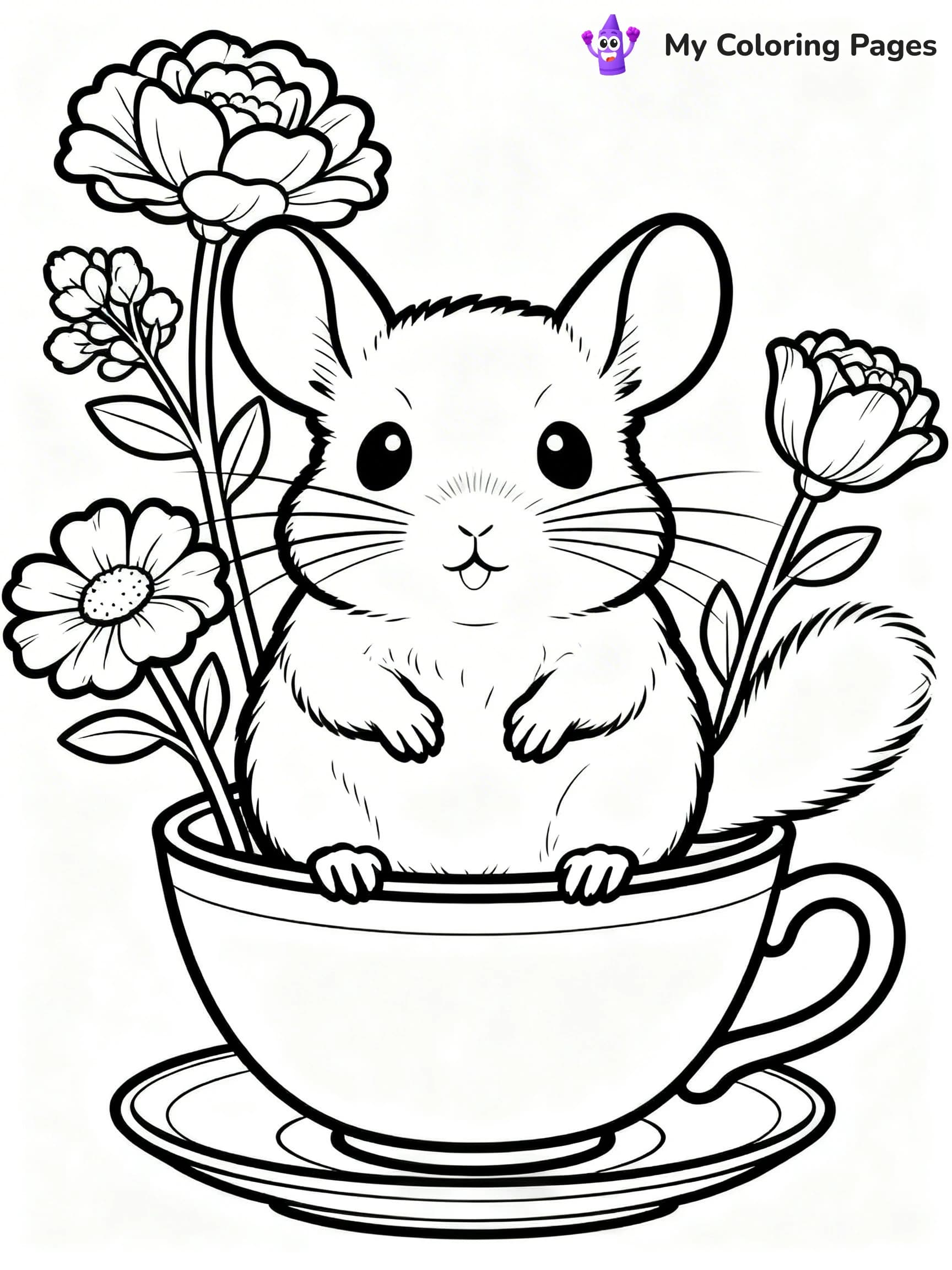 Chinchilla Coloring Pages - 23