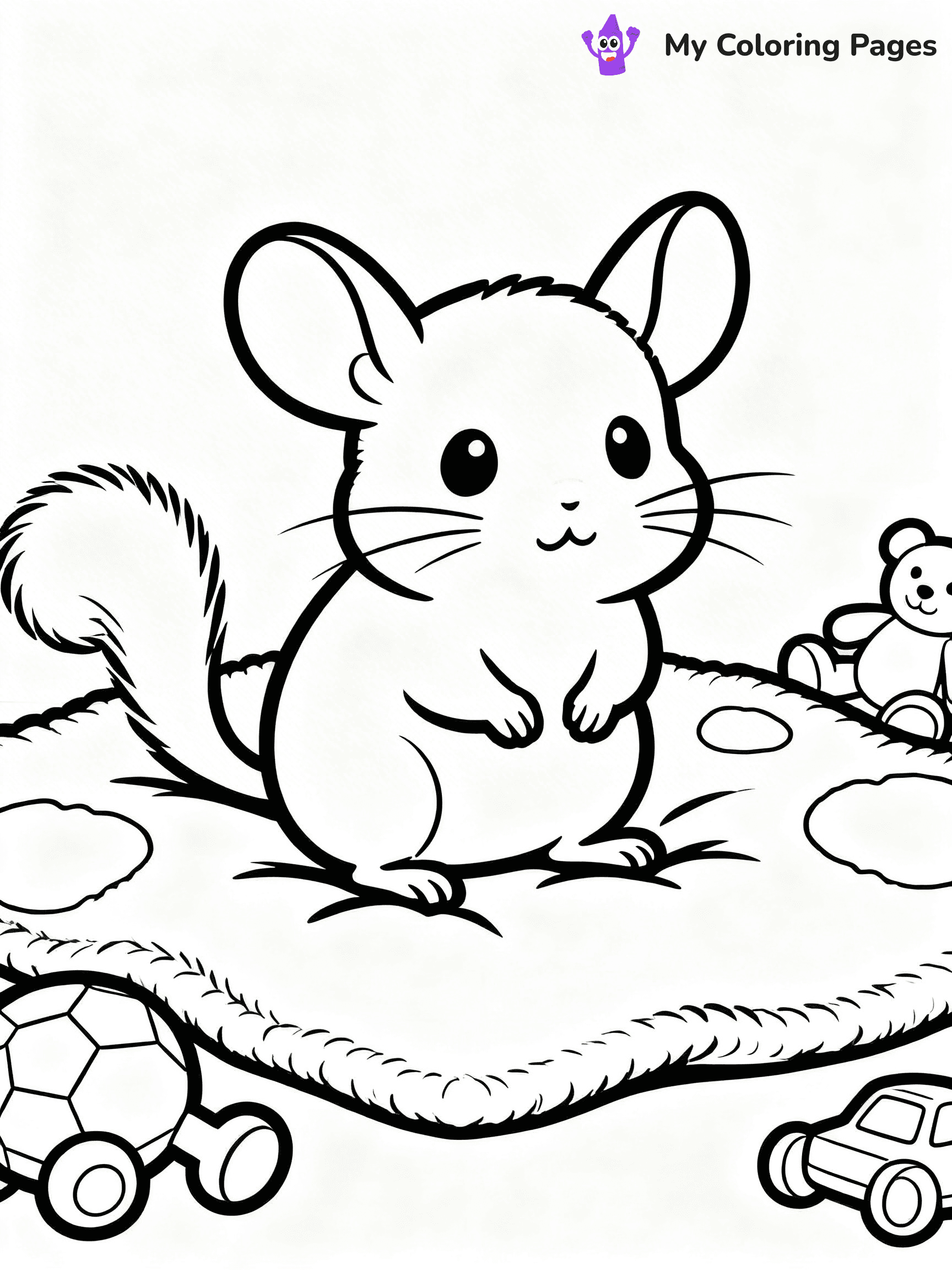 Chinchilla Coloring Pages - 22