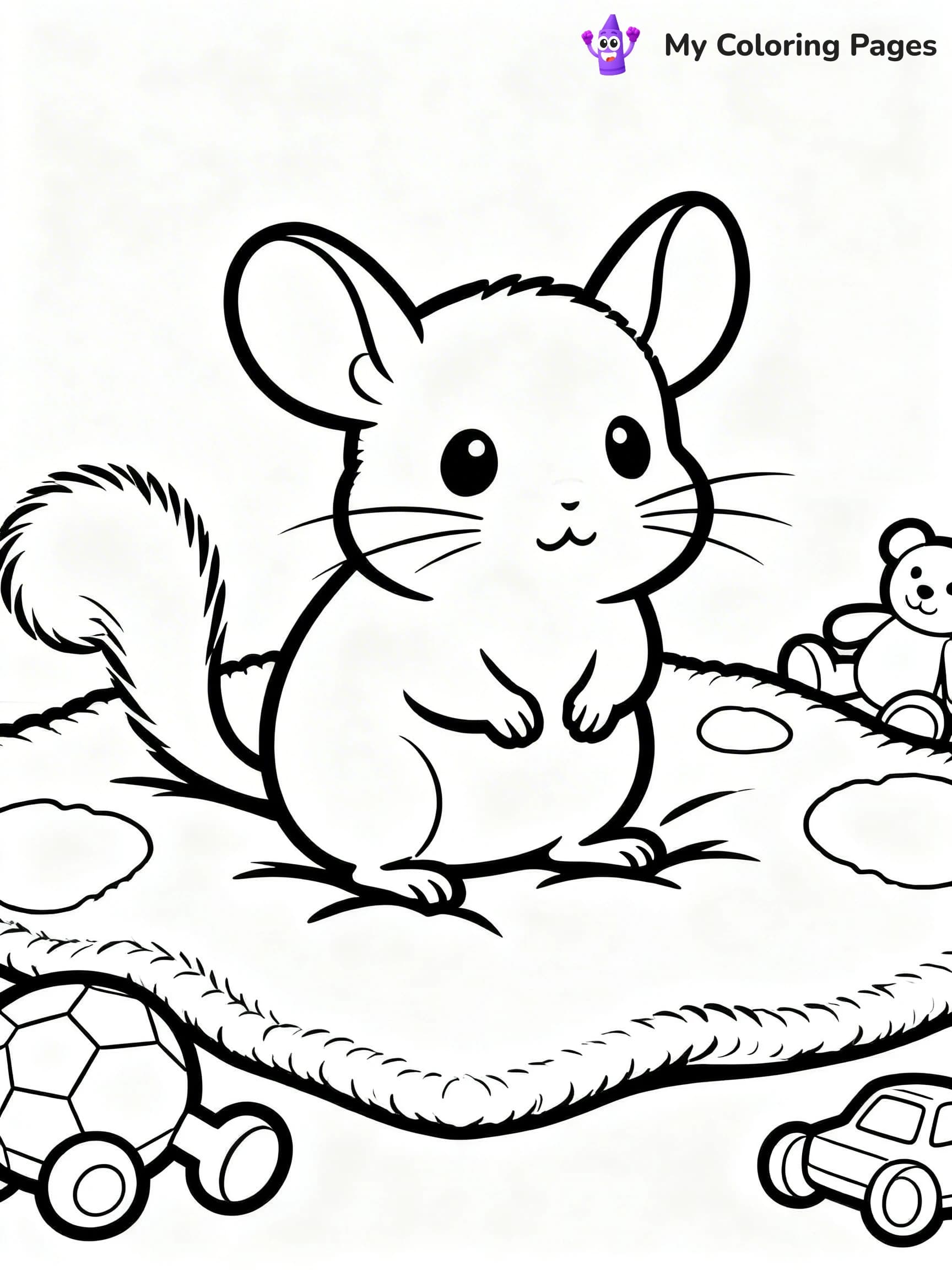Chinchilla Coloring Pages - 22