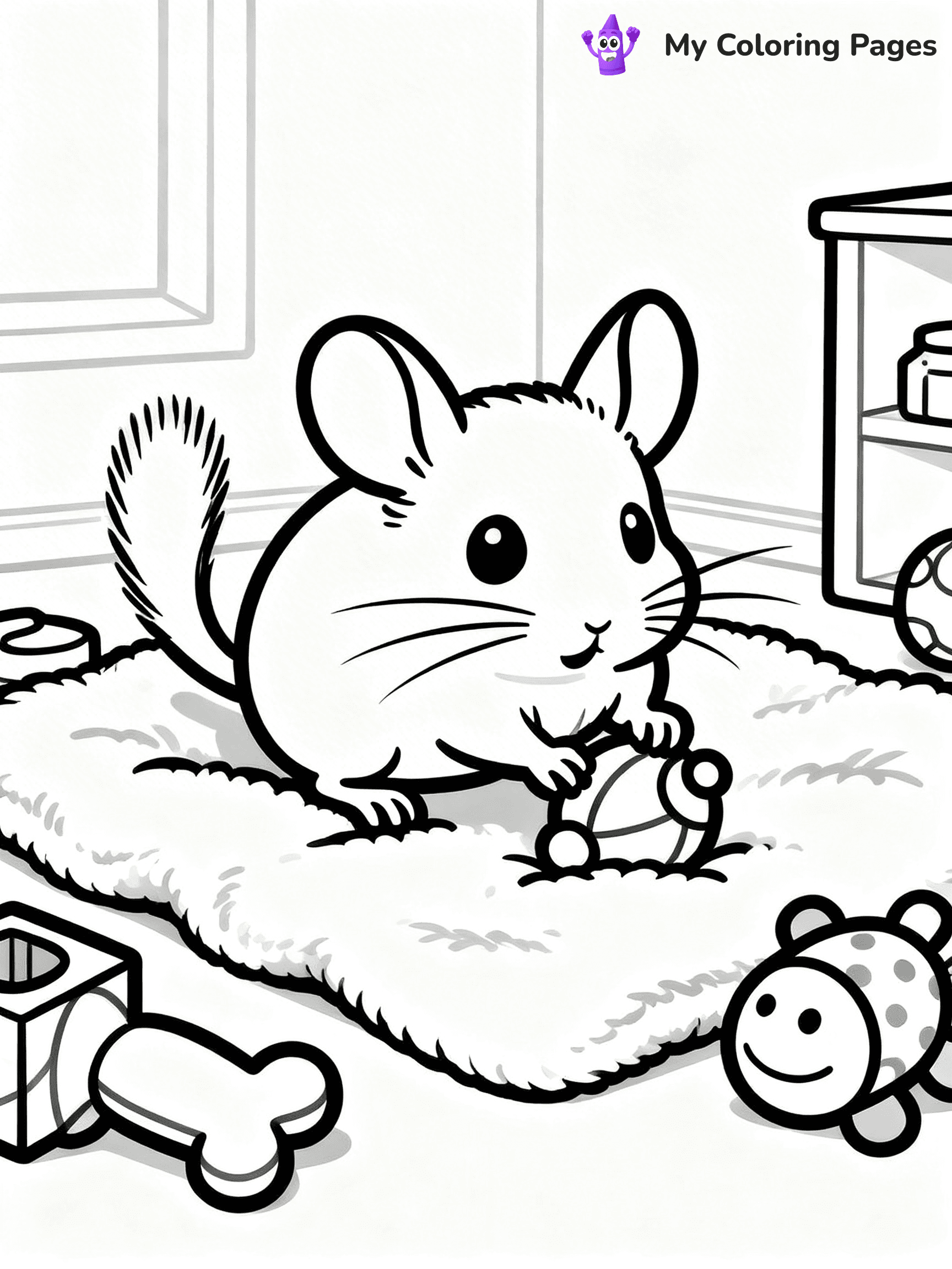 Chinchilla Coloring Pages - 21