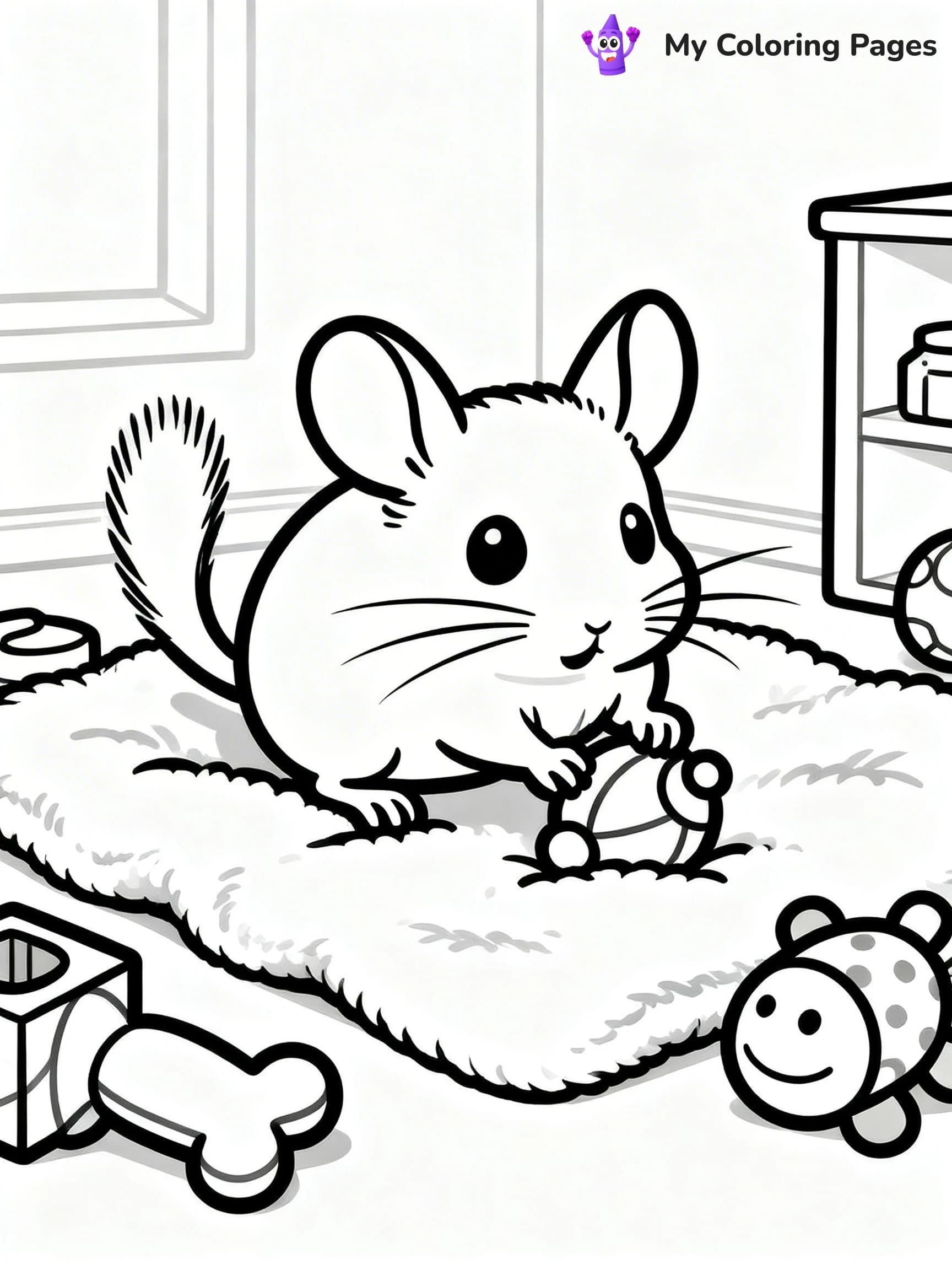 Chinchilla Coloring Pages - 21