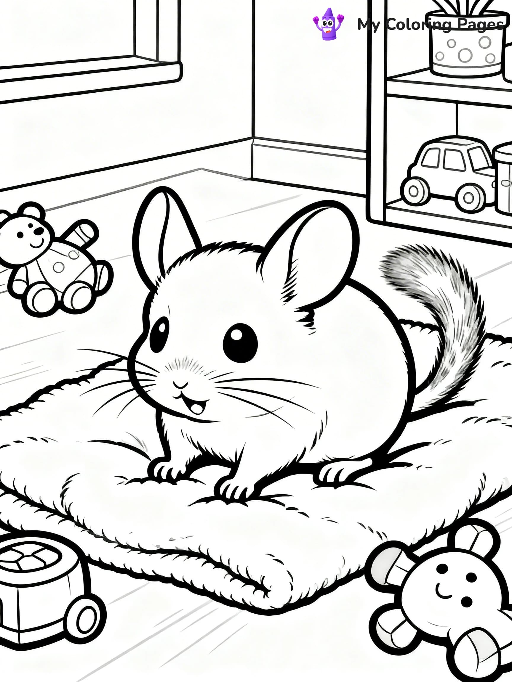 Chinchilla Coloring Pages - 20