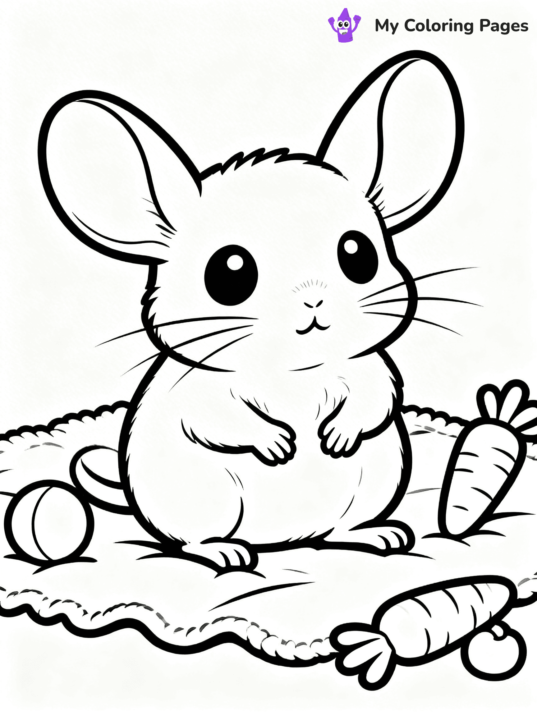 Chinchilla Coloring Pages - 18