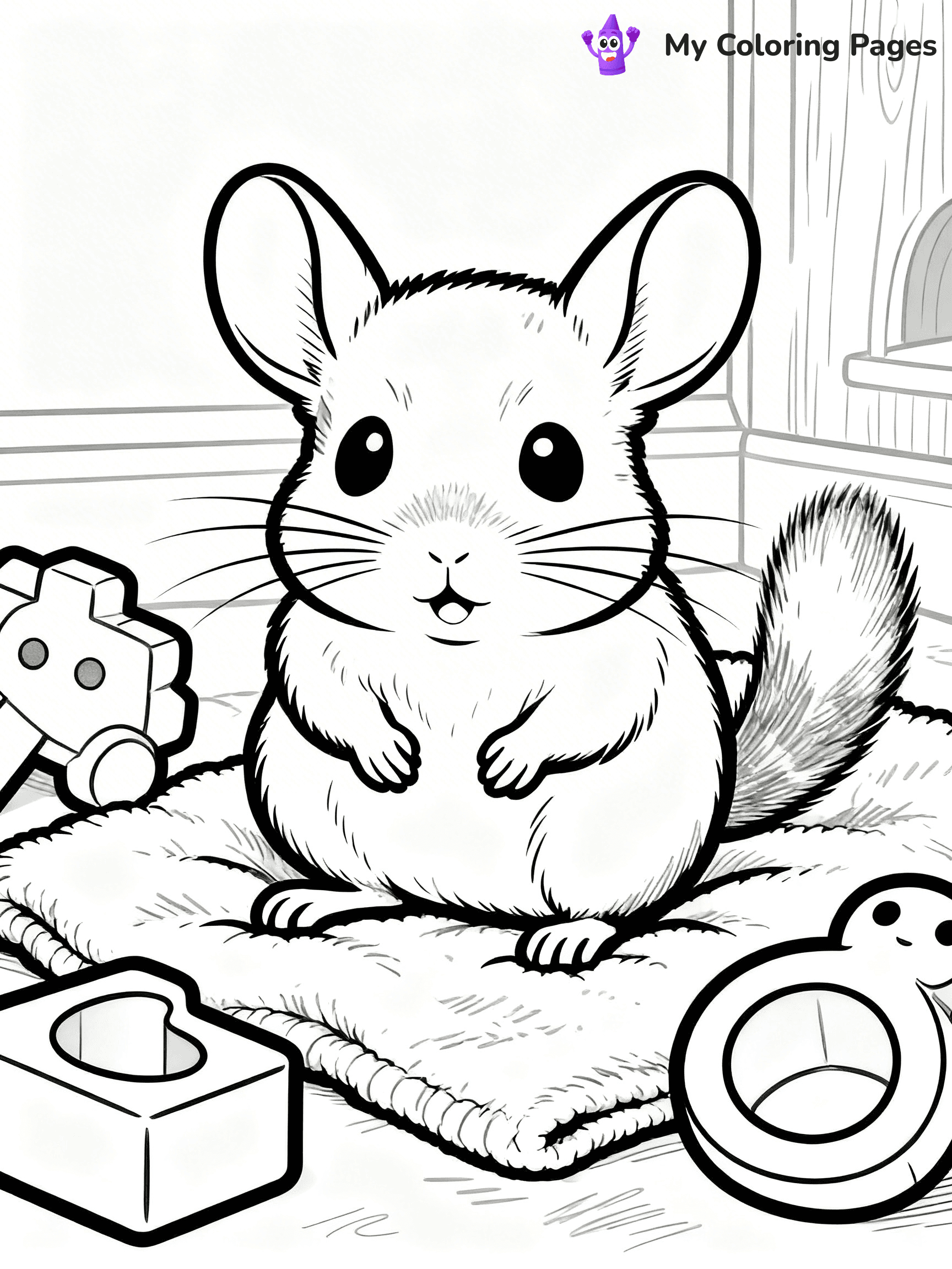 Chinchilla Coloring Pages - 17