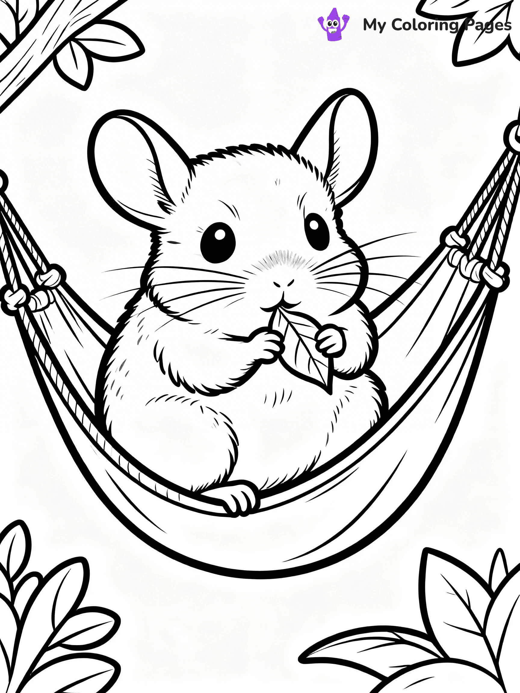 Chinchilla Coloring Pages - 16