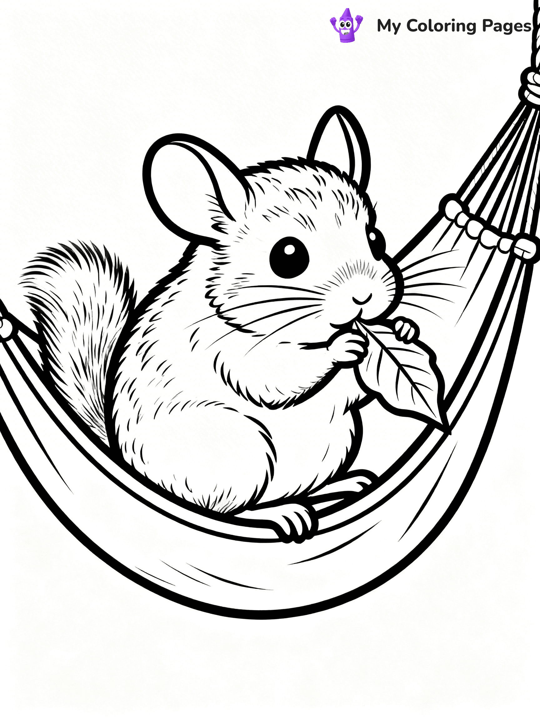 Chinchilla Coloring Pages - 12
