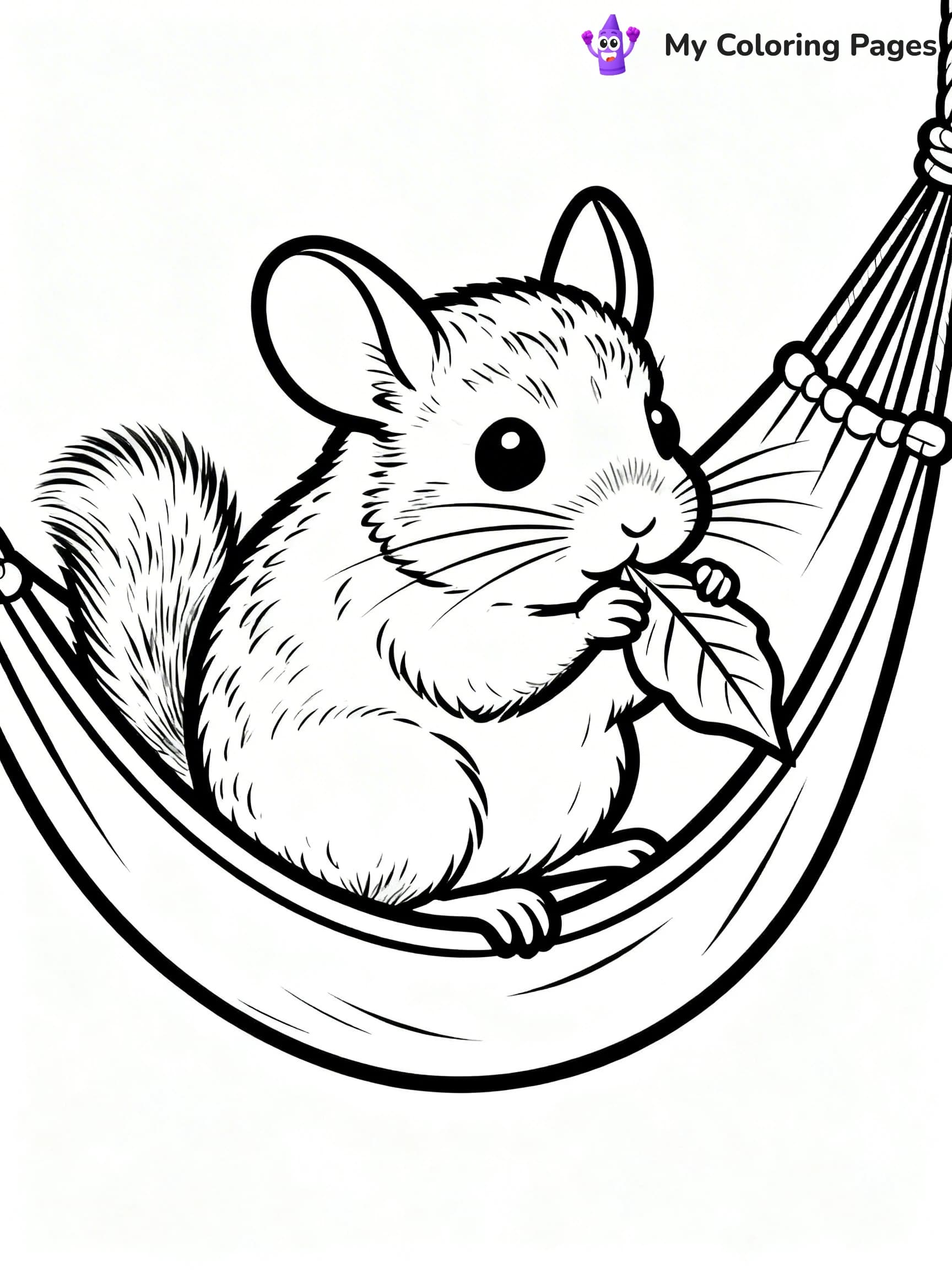Chinchilla Coloring Pages - 12
