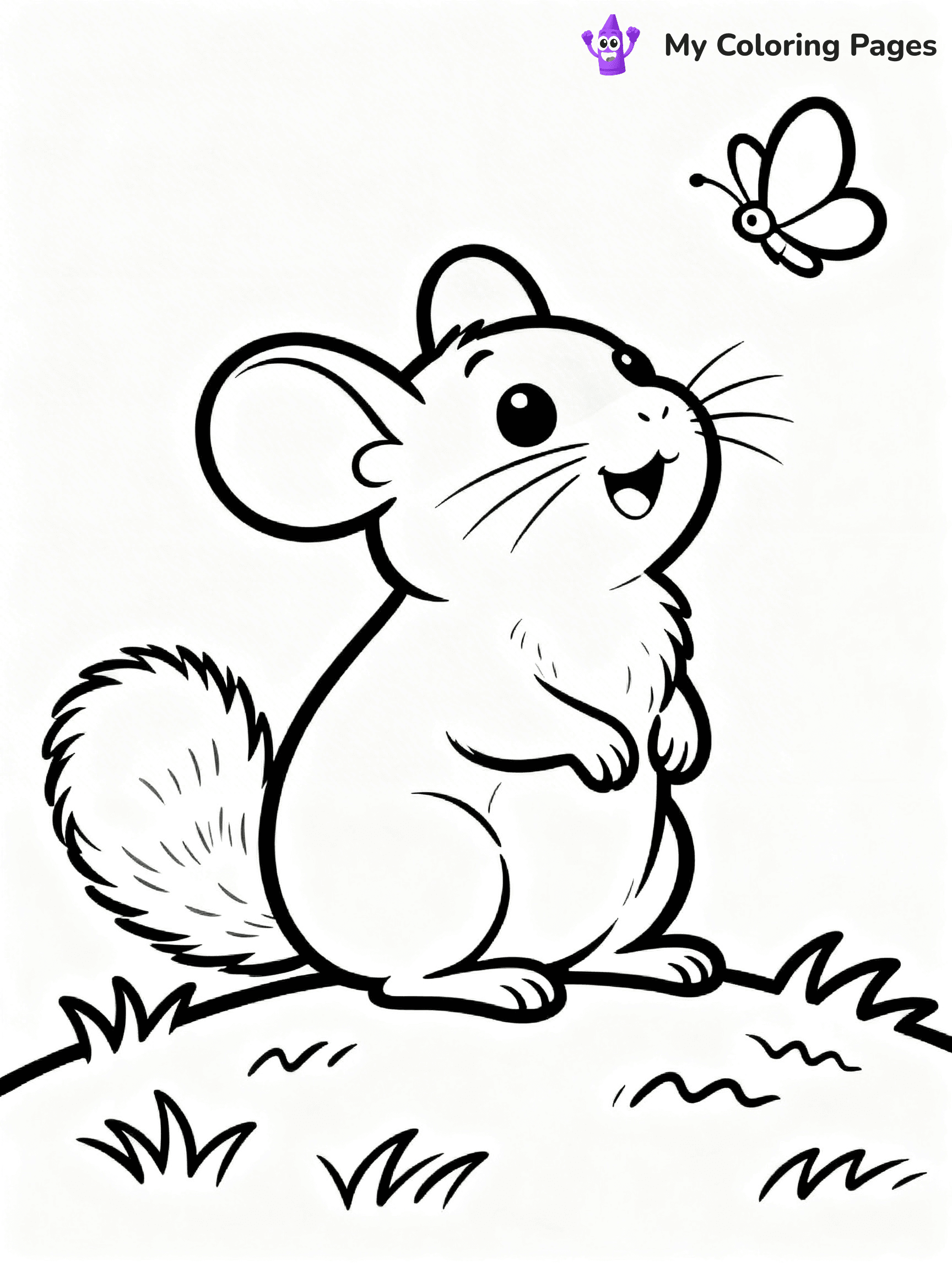 Chinchilla Coloring Pages - 8