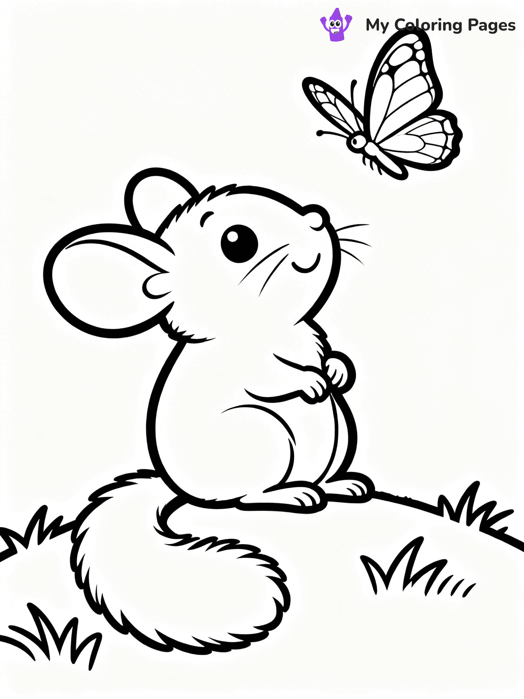 Chinchilla Coloring Pages - 7