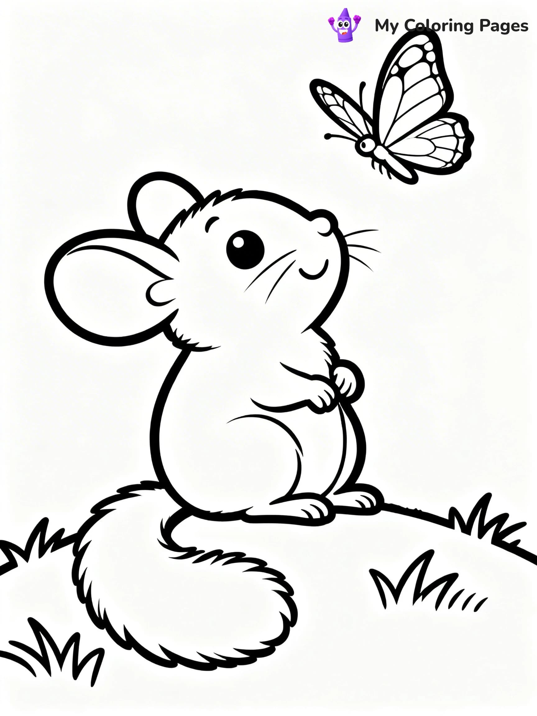 Chinchilla Coloring Pages - 7