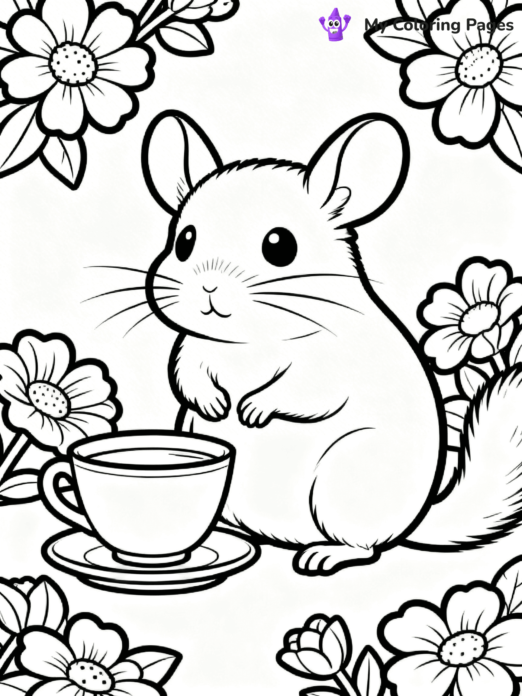 Chinchilla Coloring Pages - 5