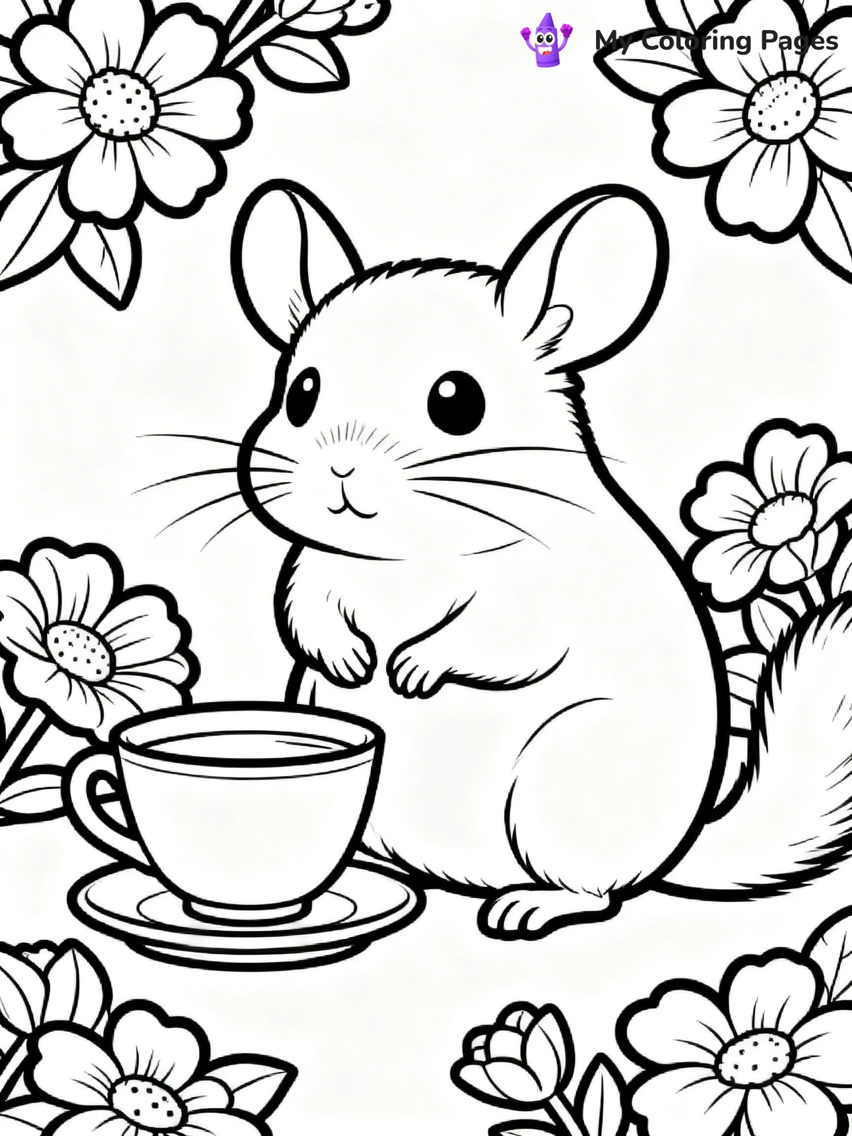 Chinchilla Coloring Pages - 5