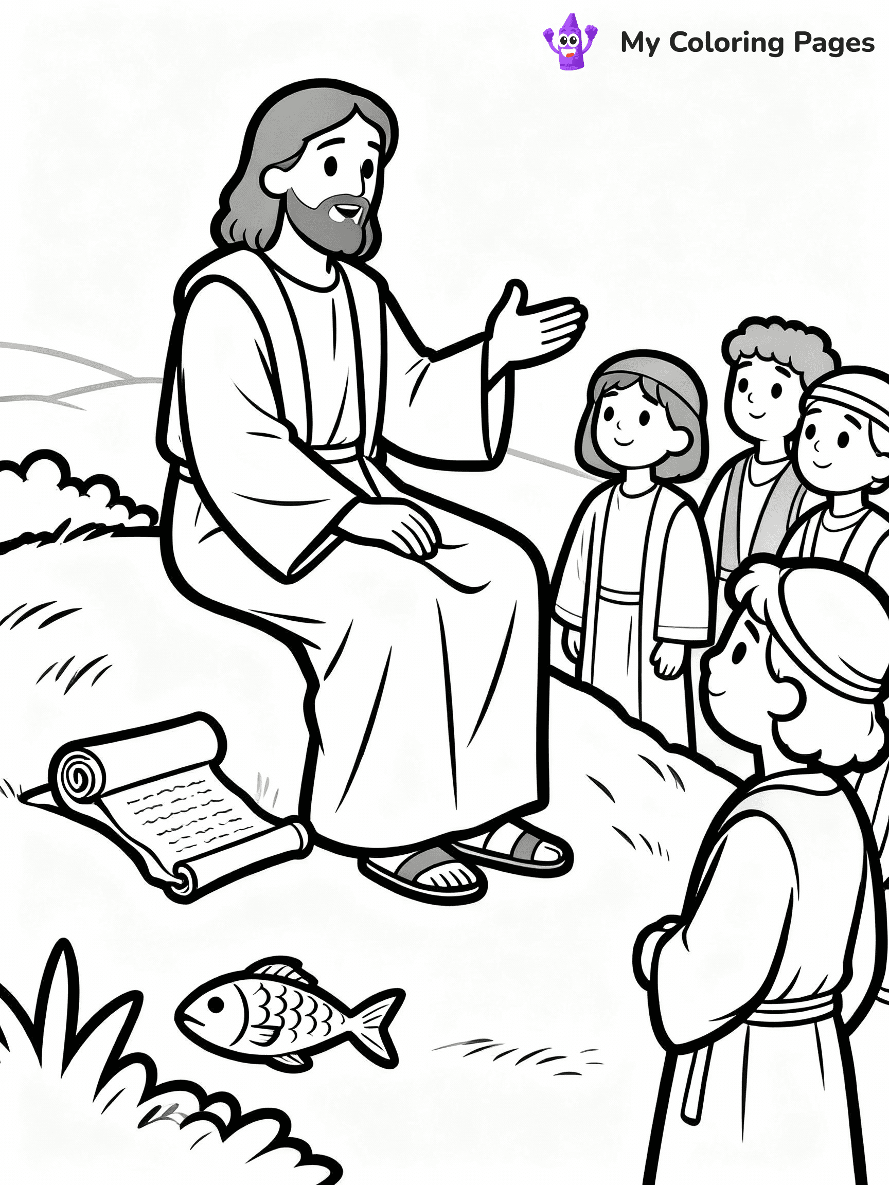 Jesus Coloring Pages - 15