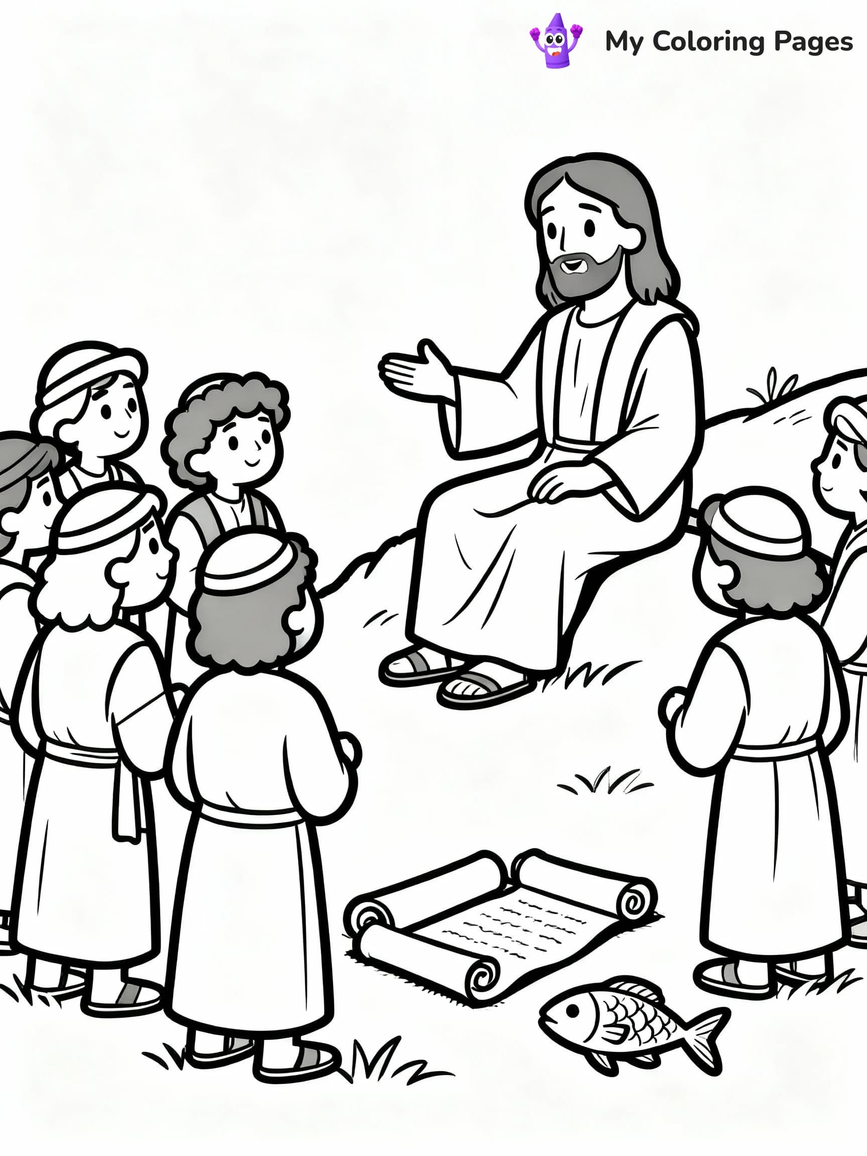 Jesus Coloring Pages - 14