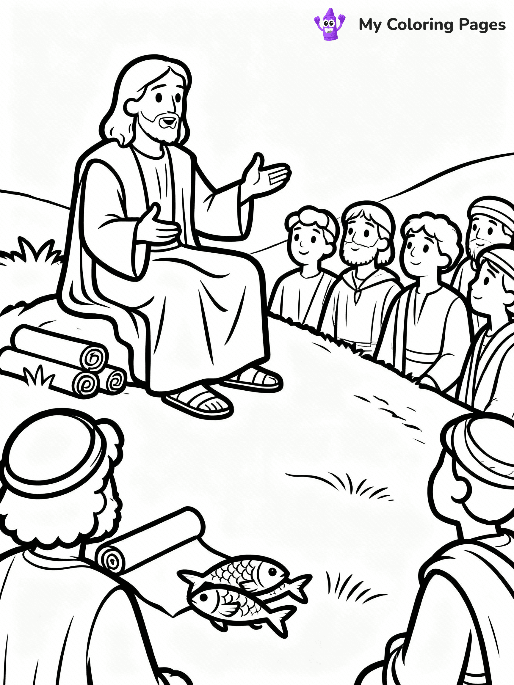 Jesus Coloring Pages - 13