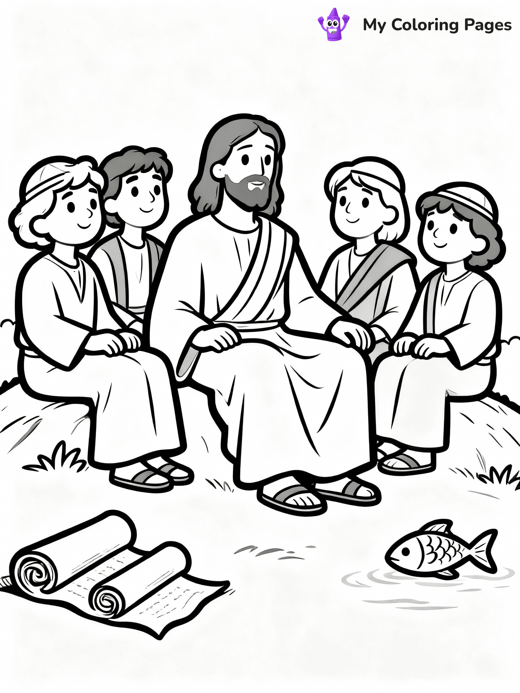 Jesus Coloring Pages - 11