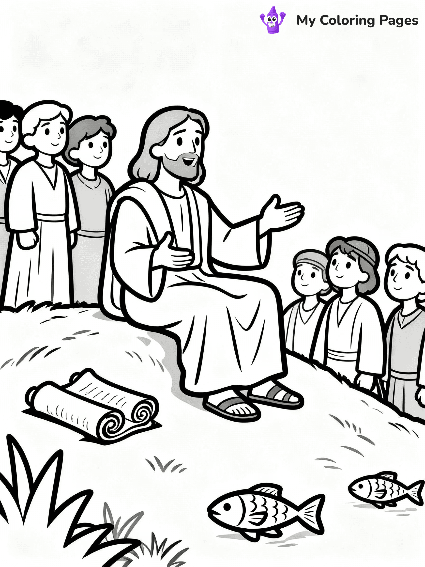 Jesus Coloring Pages - 10