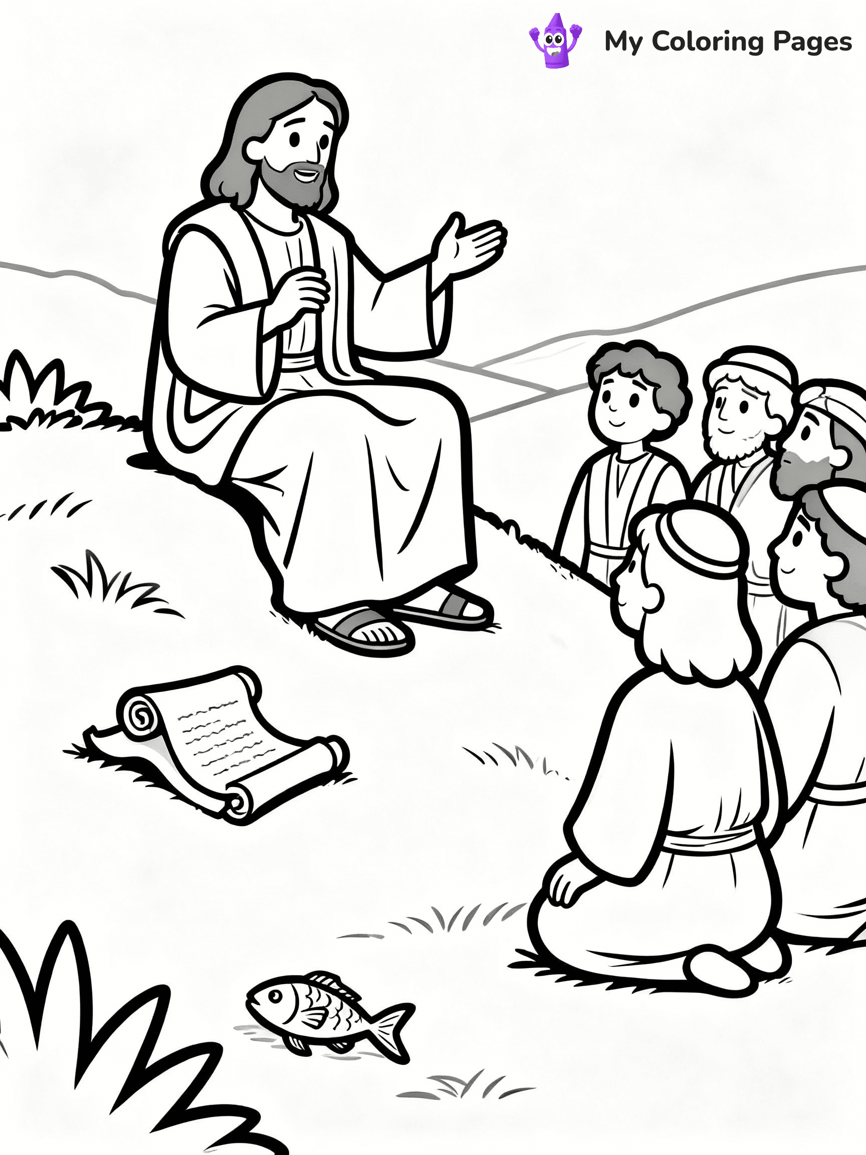 Jesus Coloring Pages - 9