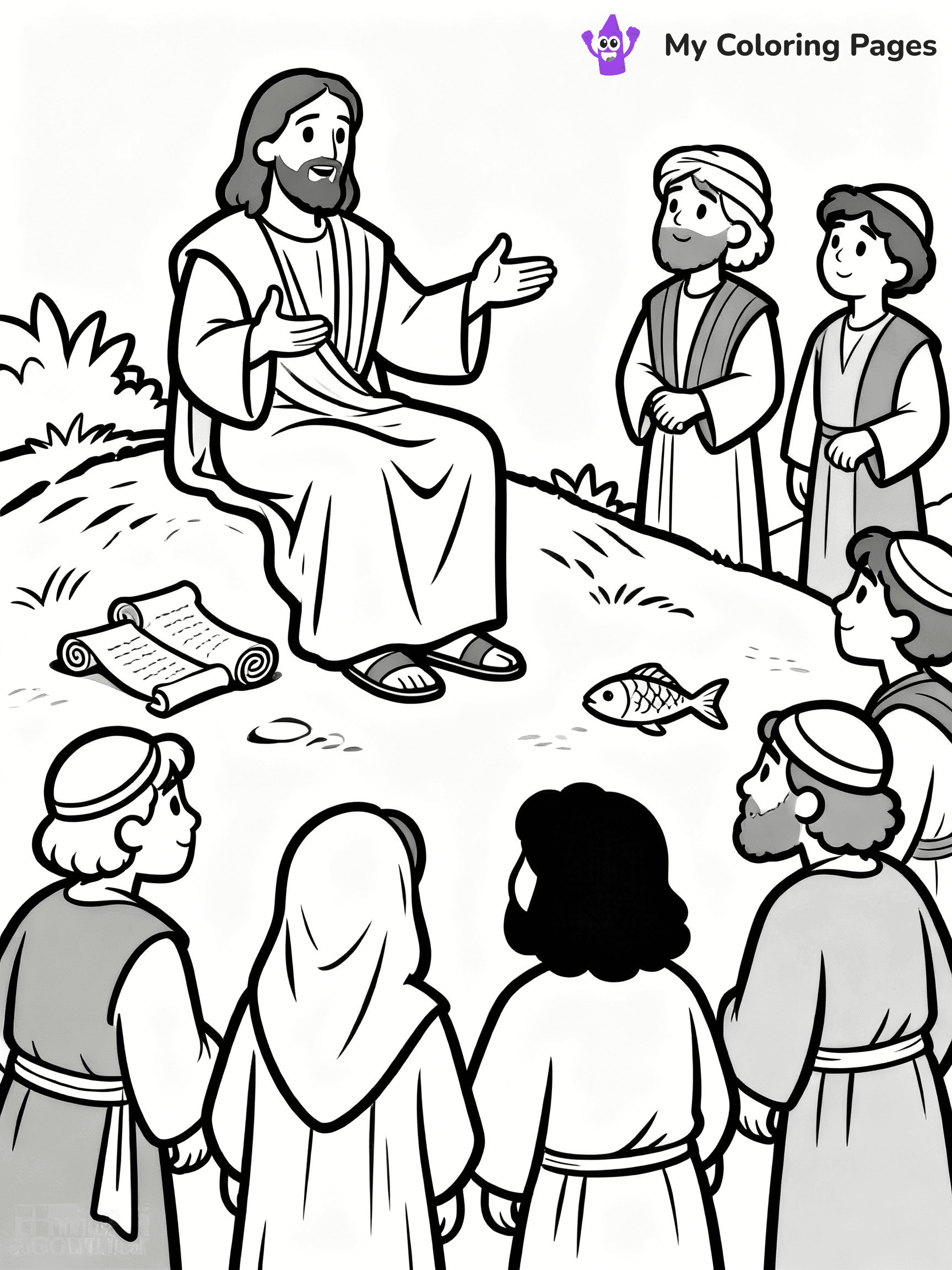 Jesus Coloring Pages - 8