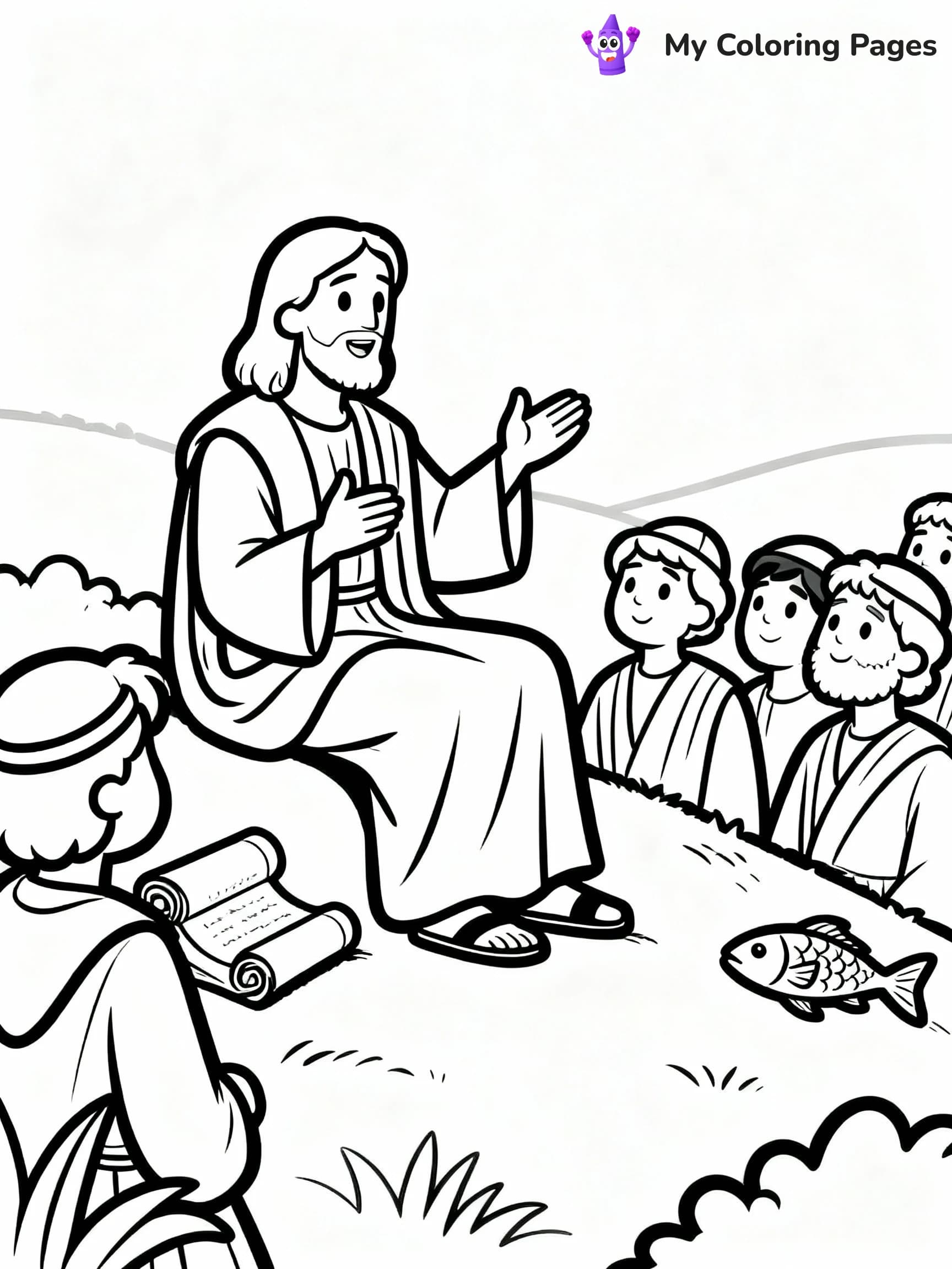 Jesus Coloring Pages - 7
