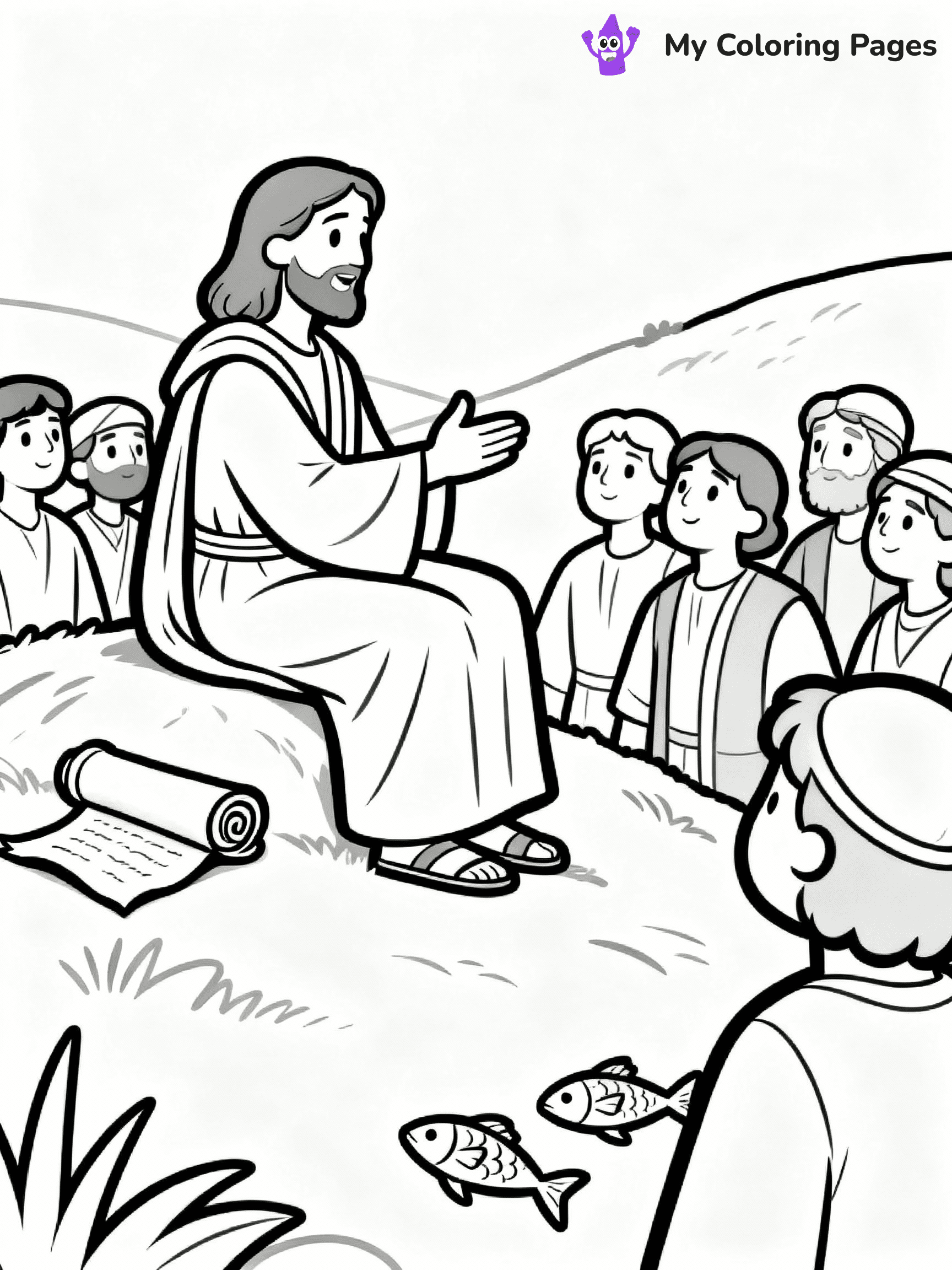 Jesus Coloring Pages - 6