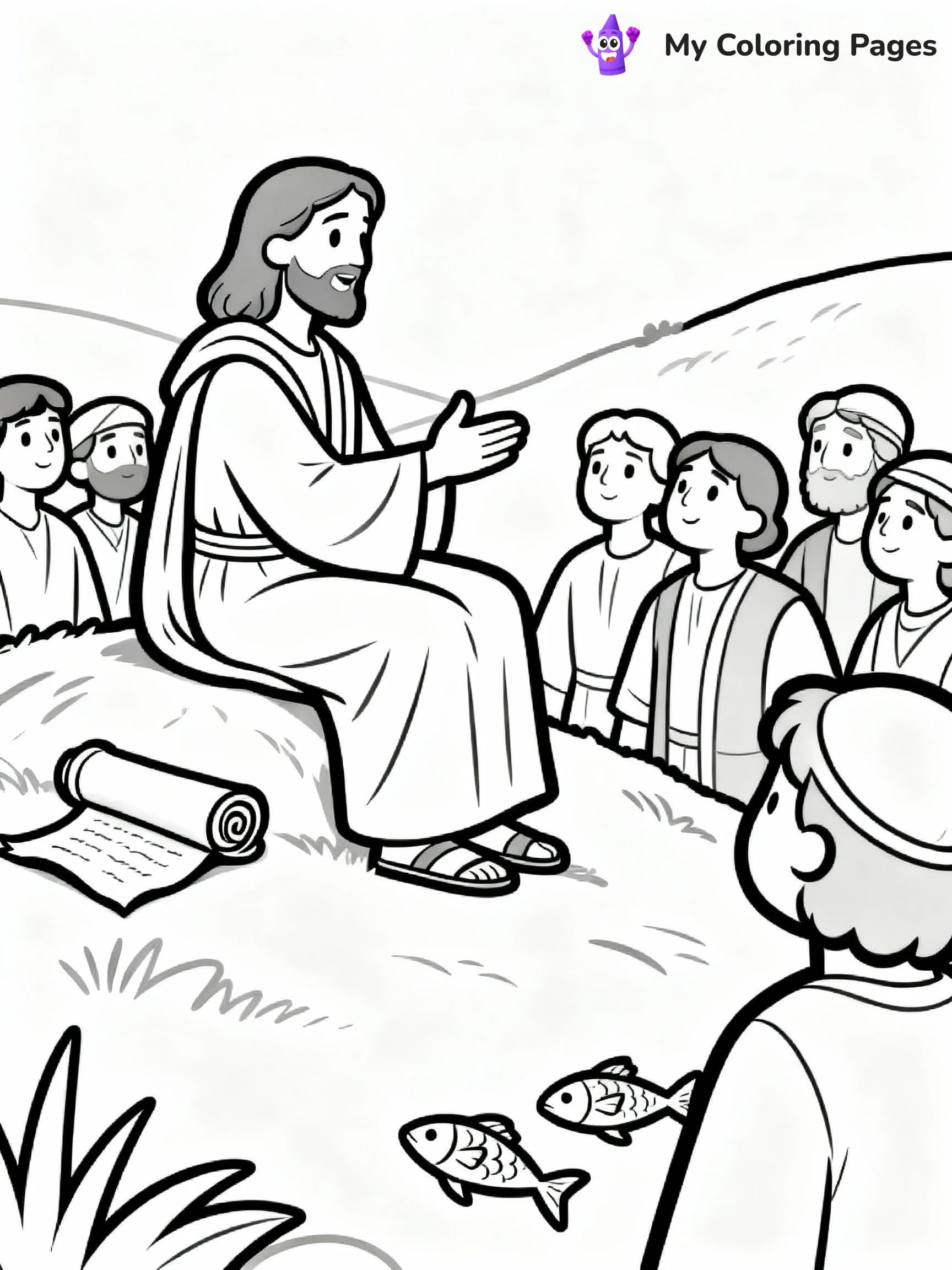 Jesus Coloring Pages - 6