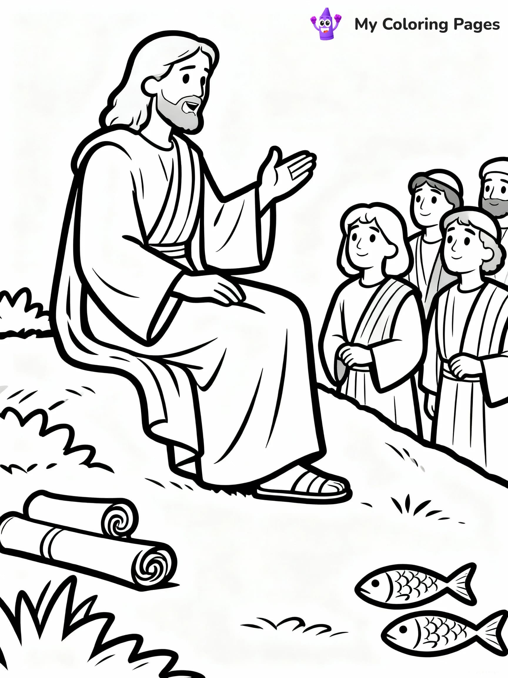 Jesus Coloring Pages - 4