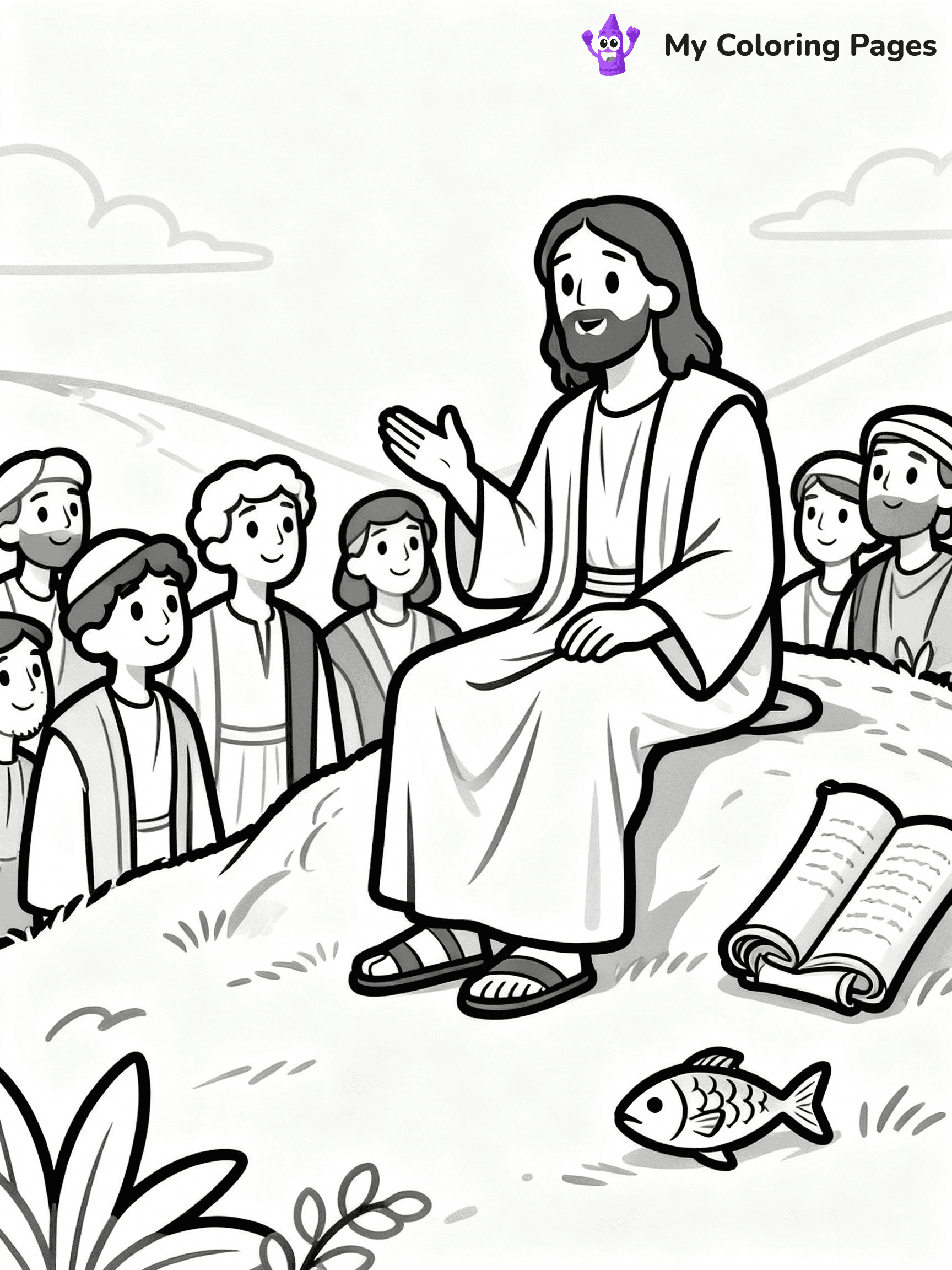 Jesus Coloring Pages - 3