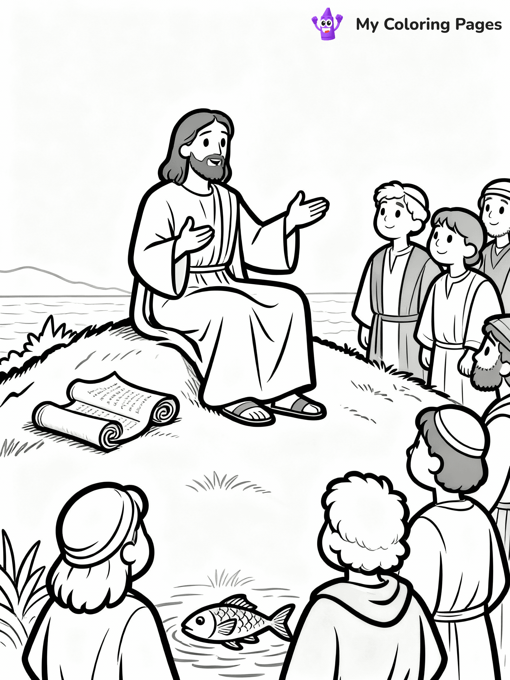 Jesus Coloring Pages - 2
