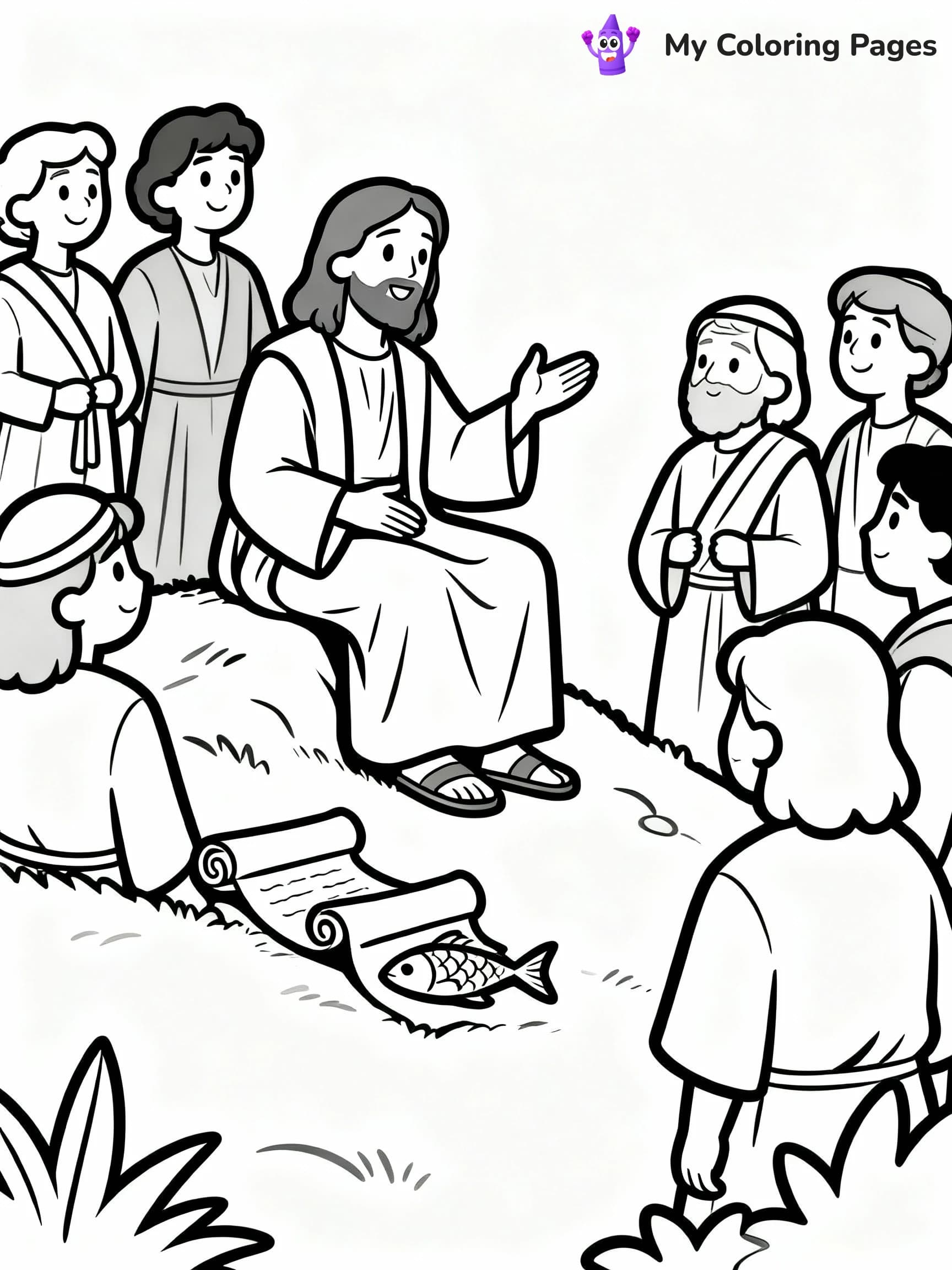 Jesus Coloring Pages - 1