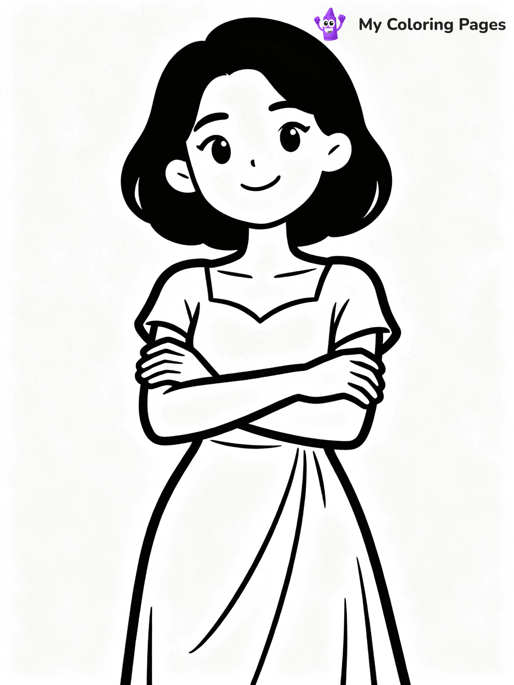 Realistic Face Coloring Pages - 36