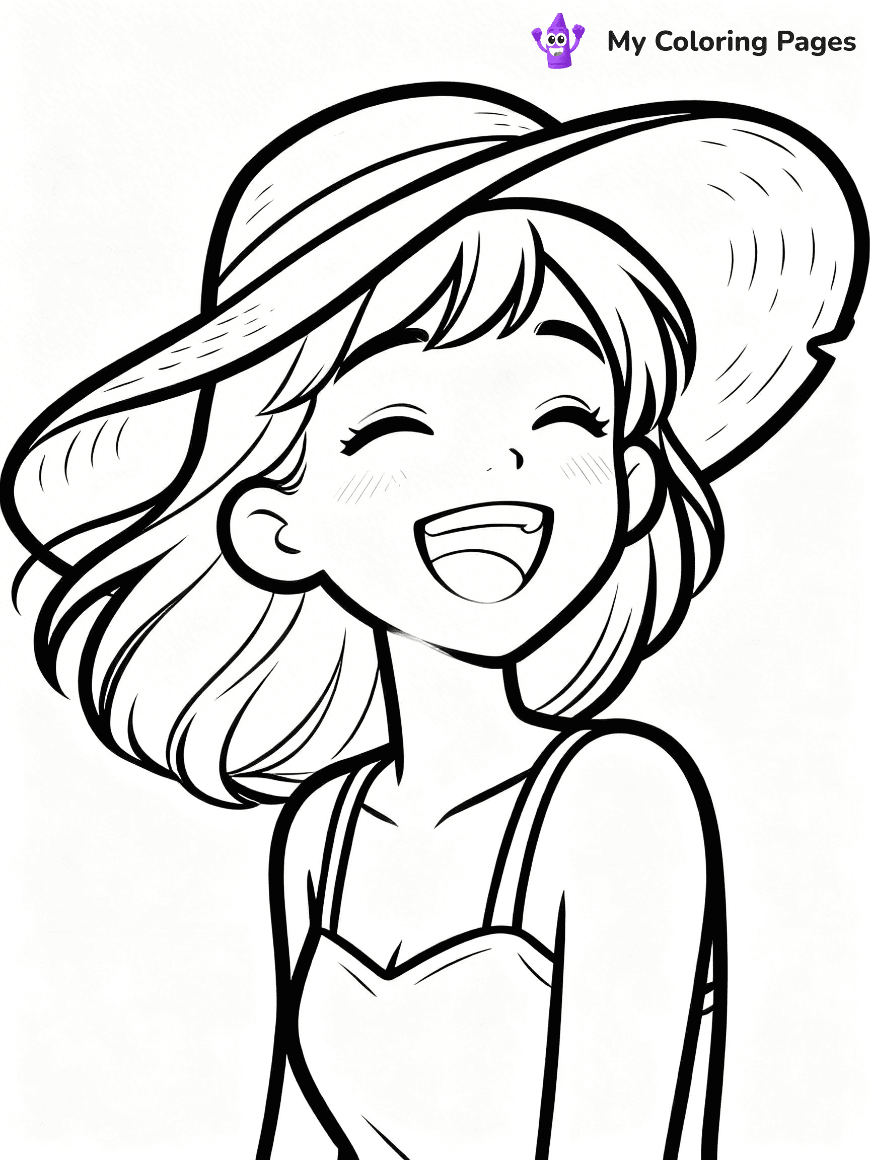 Realistic Face Coloring Pages - 33