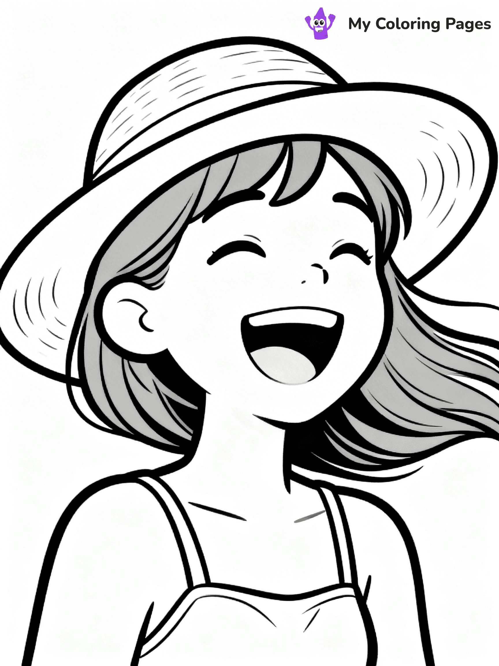 Realistic Face Coloring Pages - 31