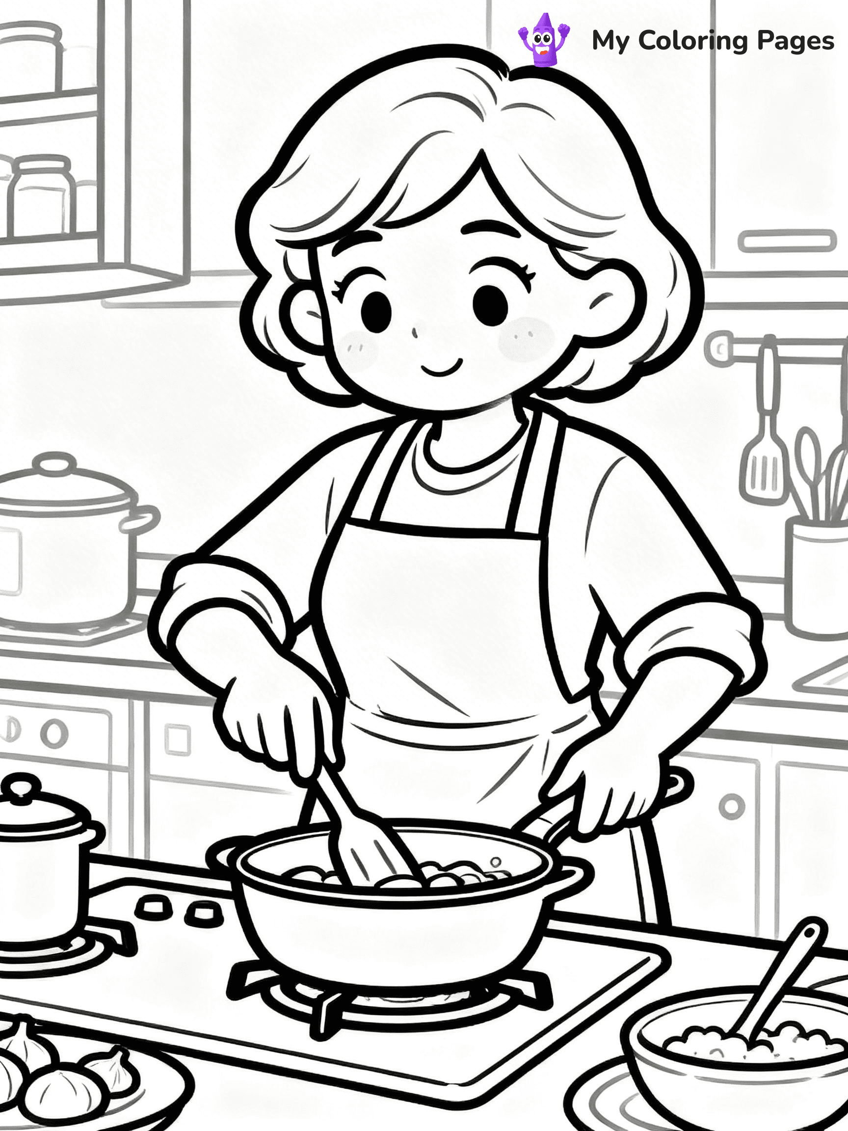 Realistic Face Coloring Pages - 26