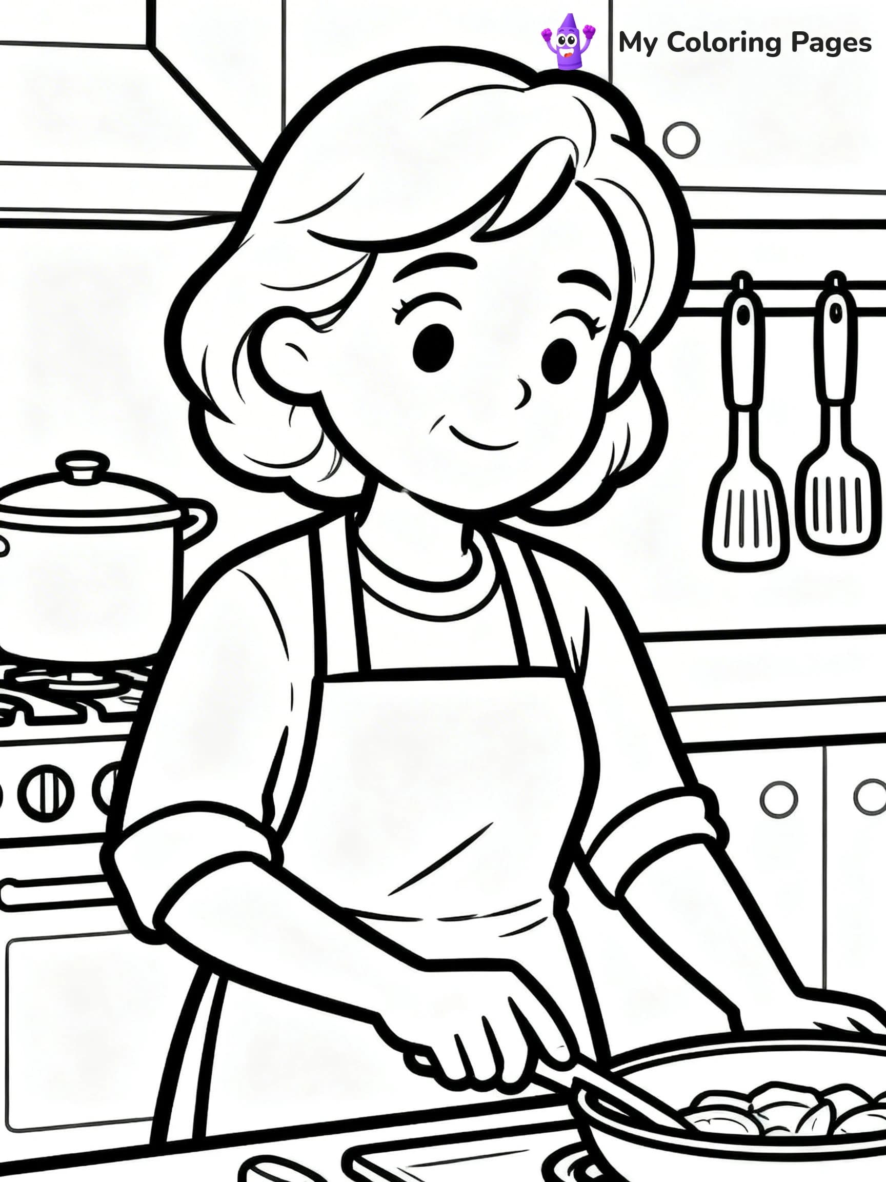 Realistic Face Coloring Pages - 23