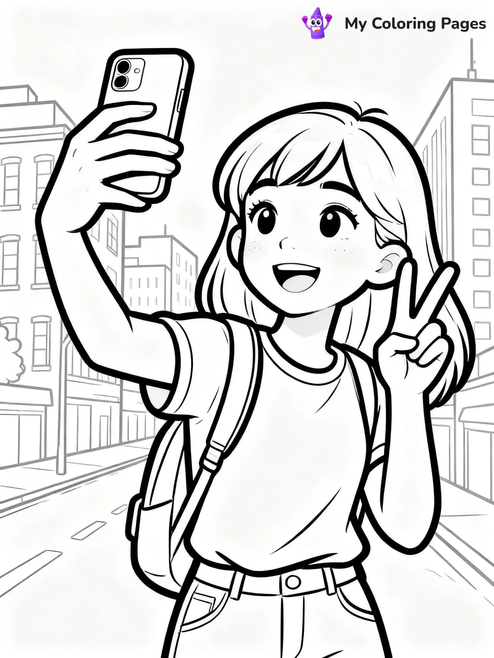 Realistic Face Coloring Pages - 21