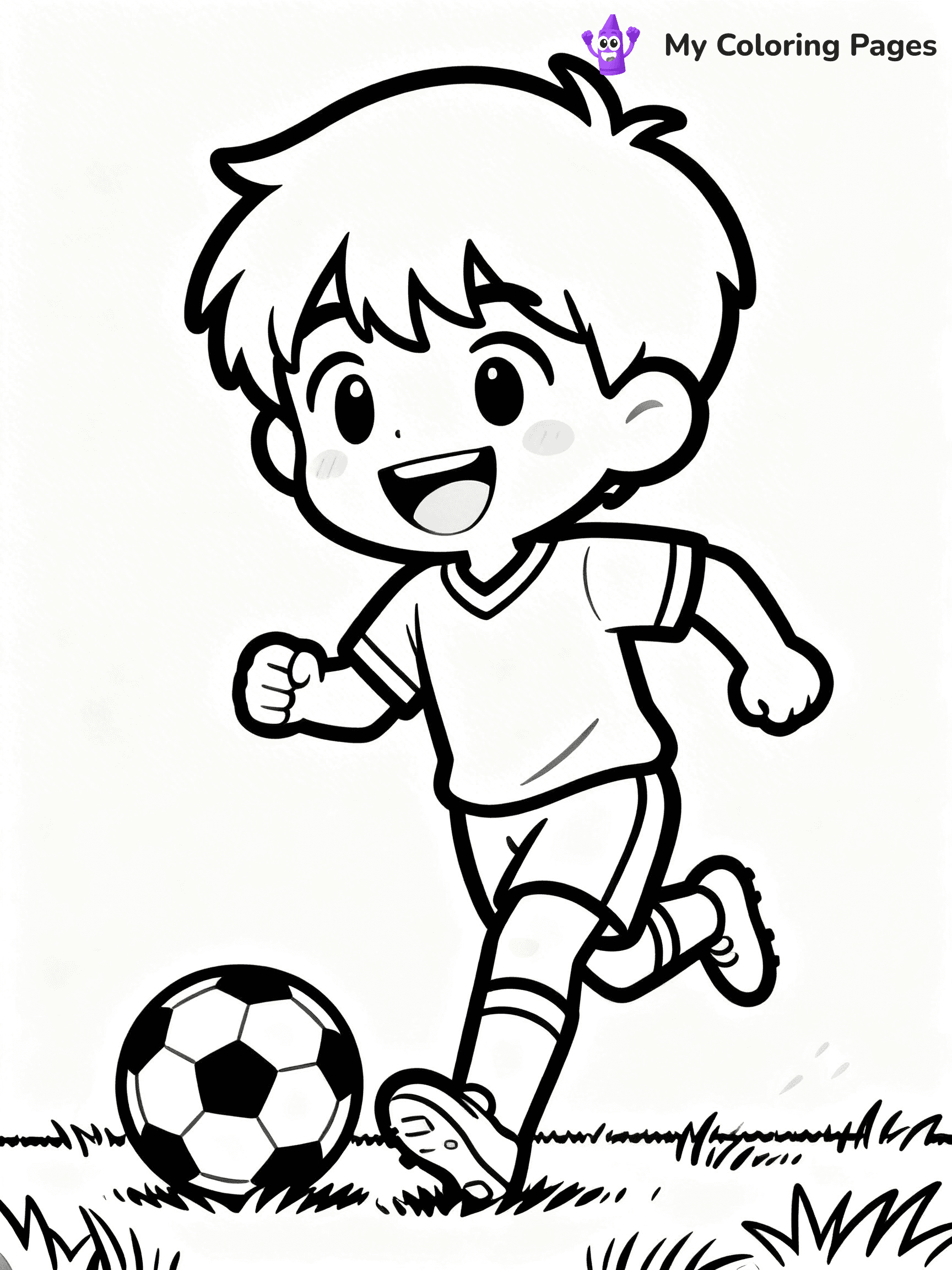 Cool Boy Anime Coloring Pages - 73