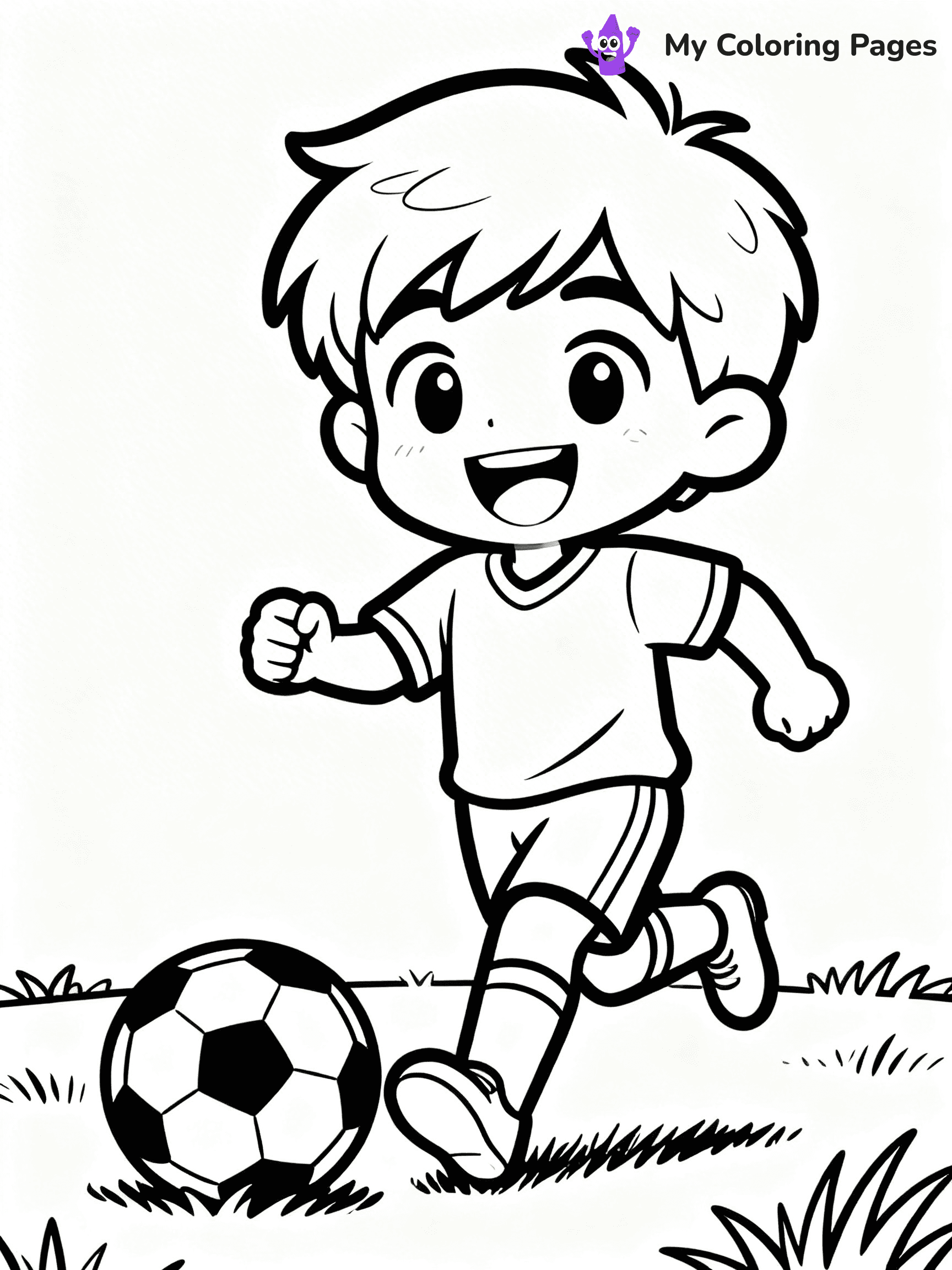 Cool Boy Anime Coloring Pages - 70