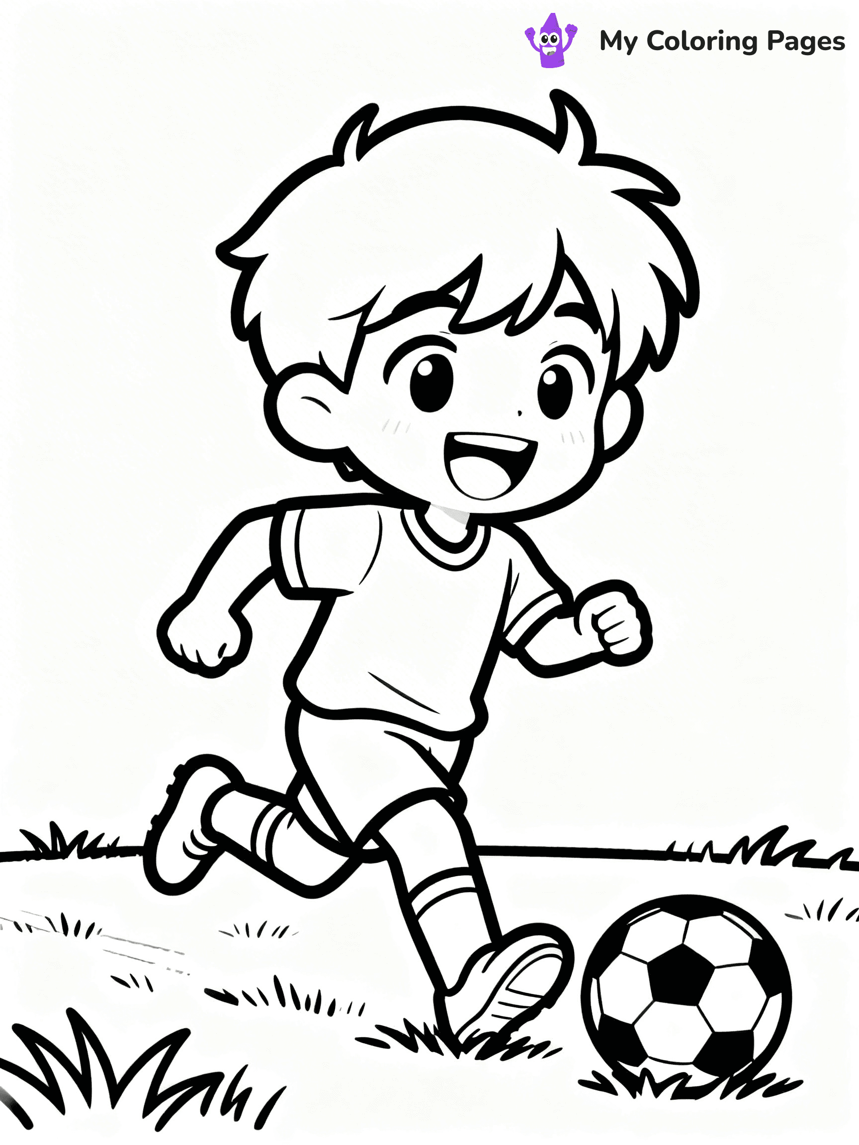 Cool Boy Anime Coloring Pages - 68