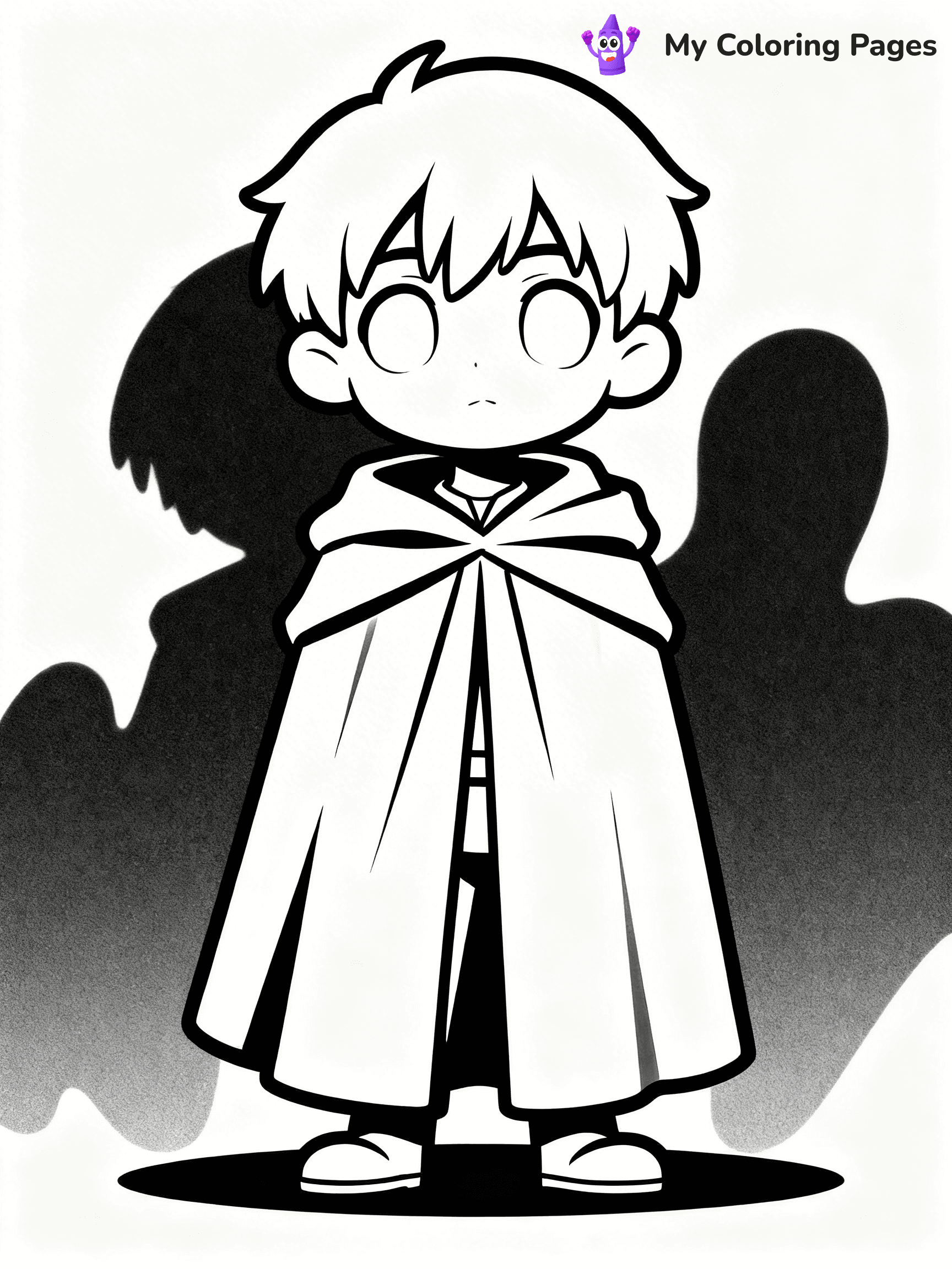 Cool Boy Anime Coloring Pages - 65