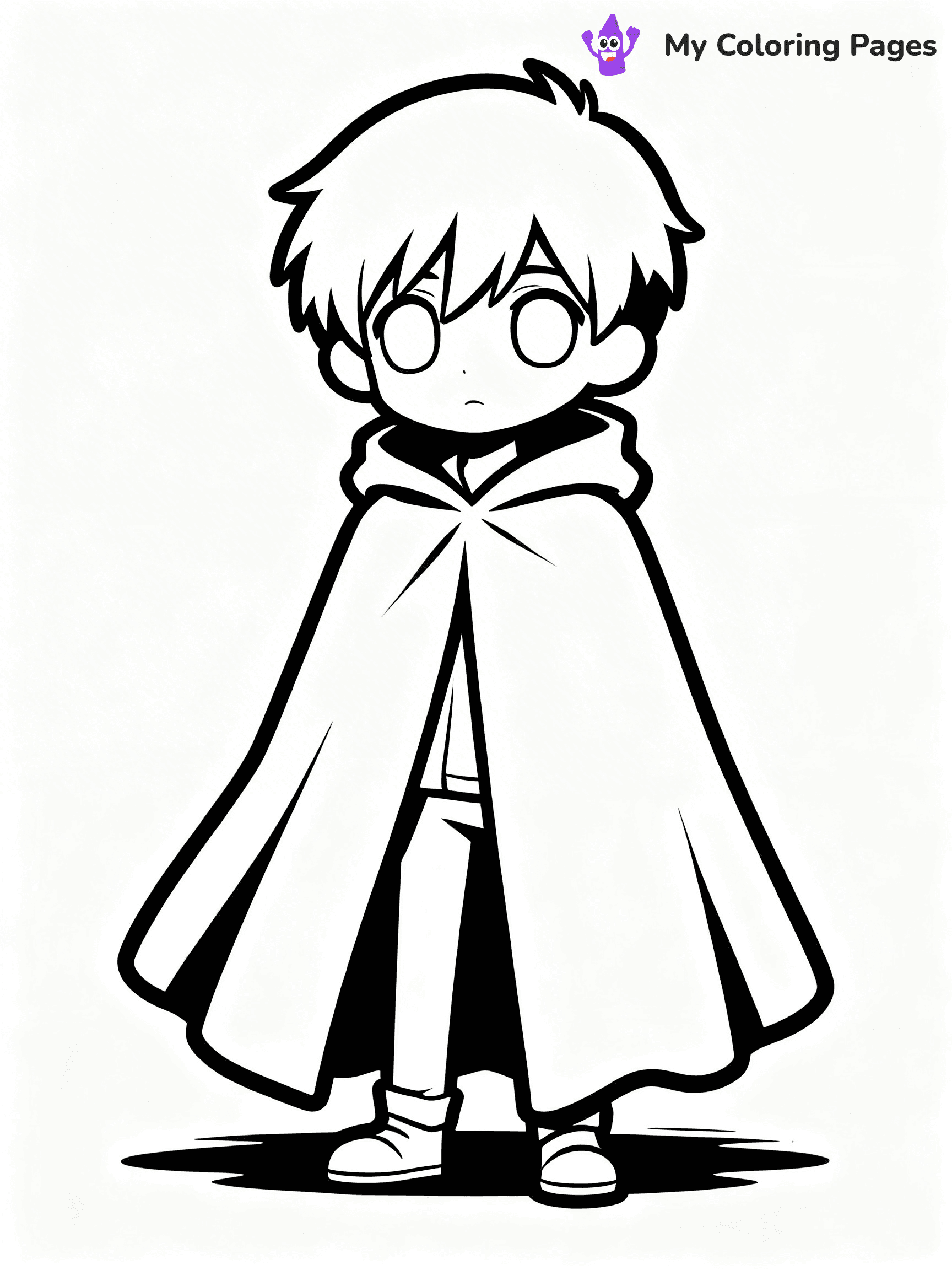 Cool Boy Anime Coloring Pages - 62