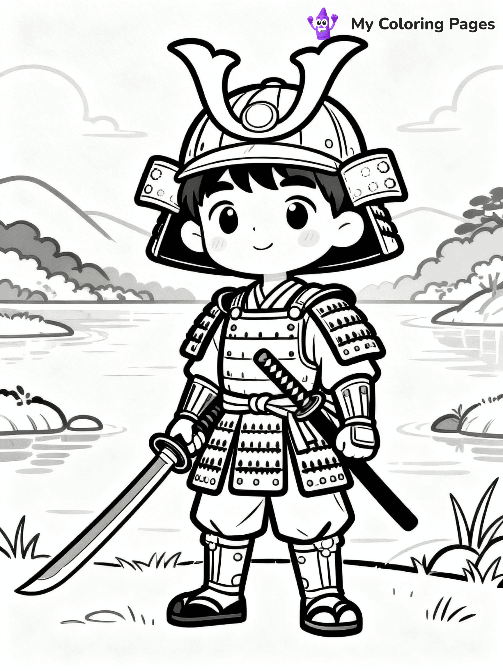 Cool Boy Anime Coloring Pages - 18