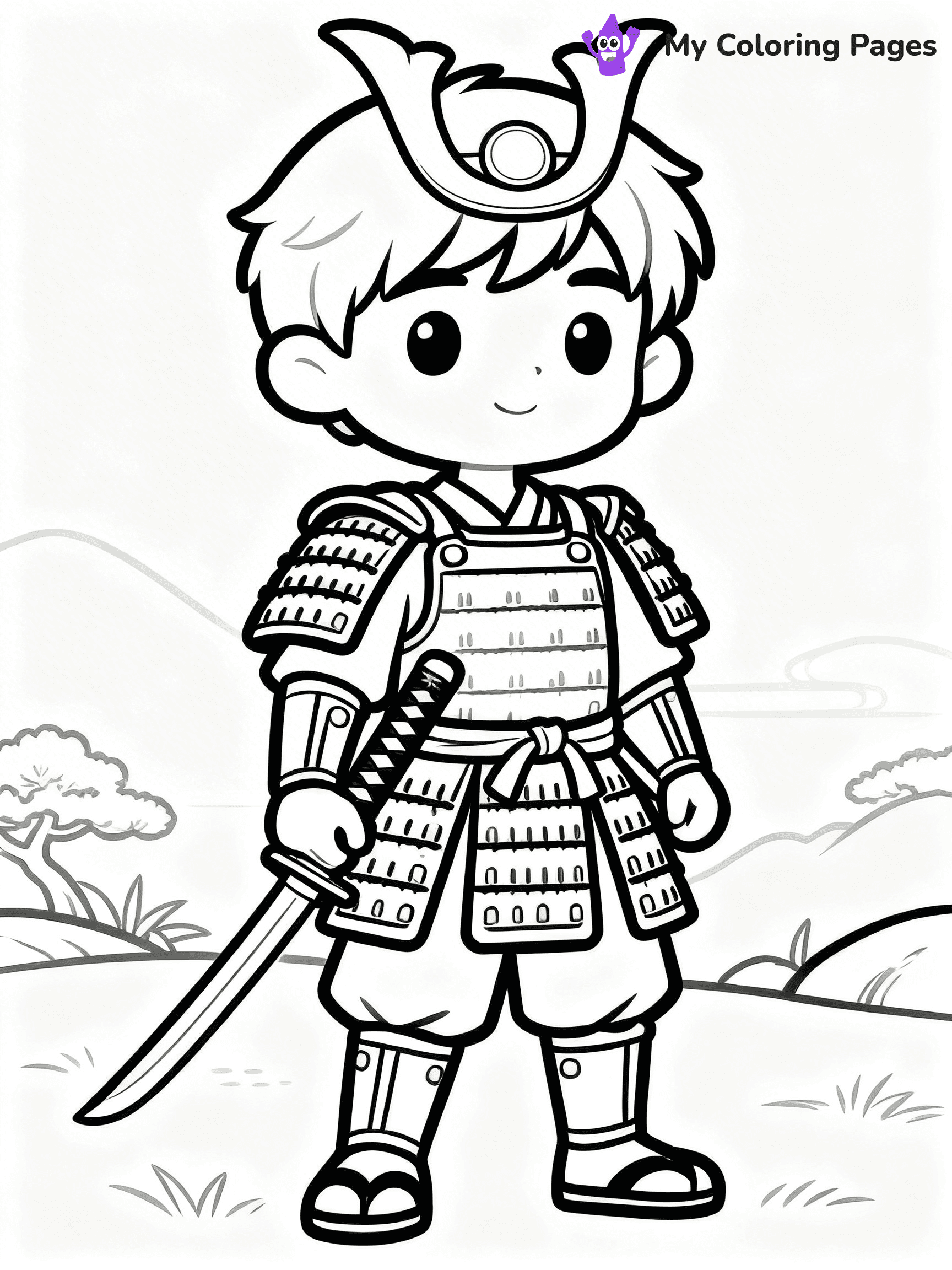 Cool Boy Anime Coloring Pages - 15