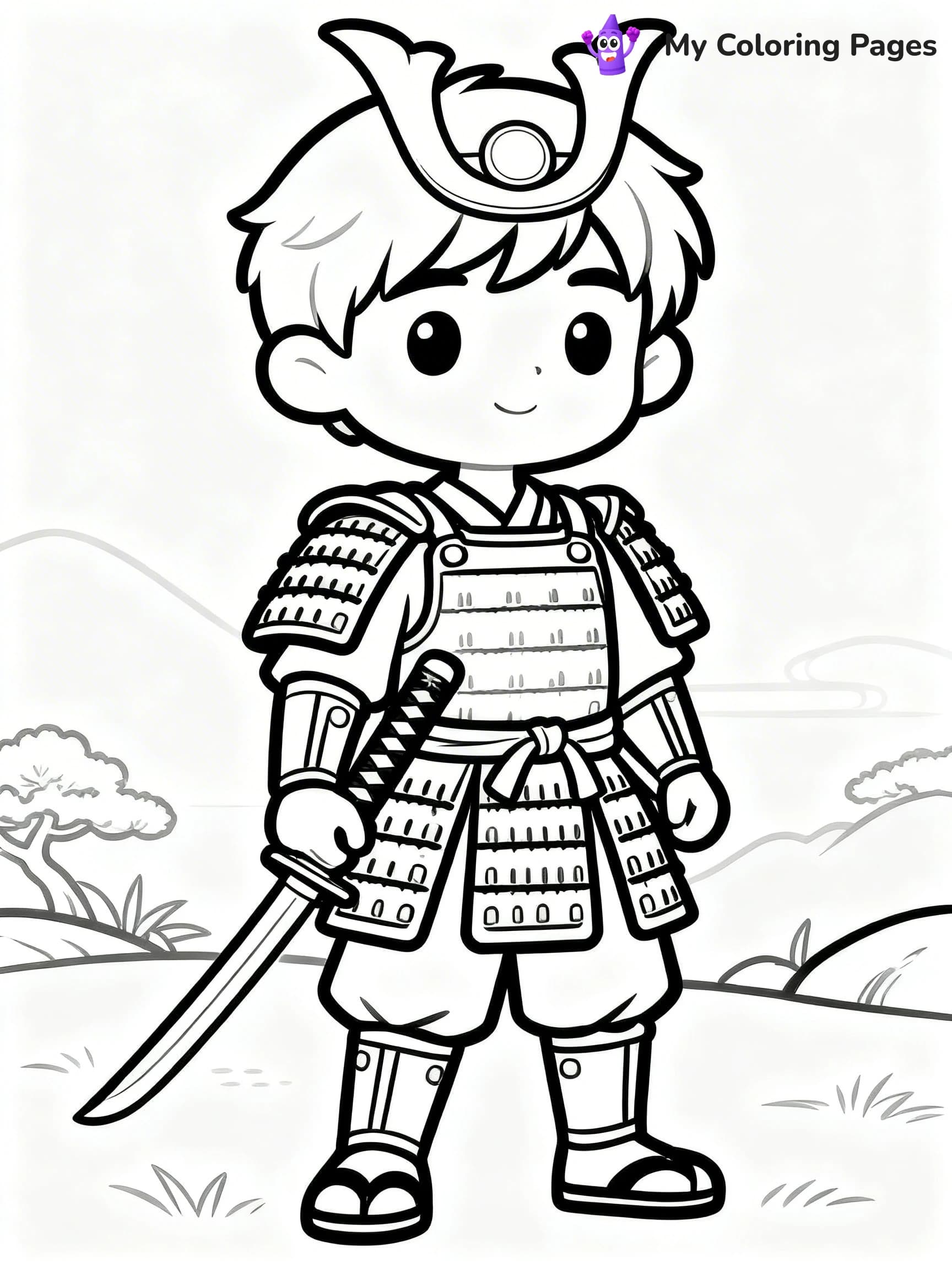 Cool Boy Anime Coloring Pages - 15