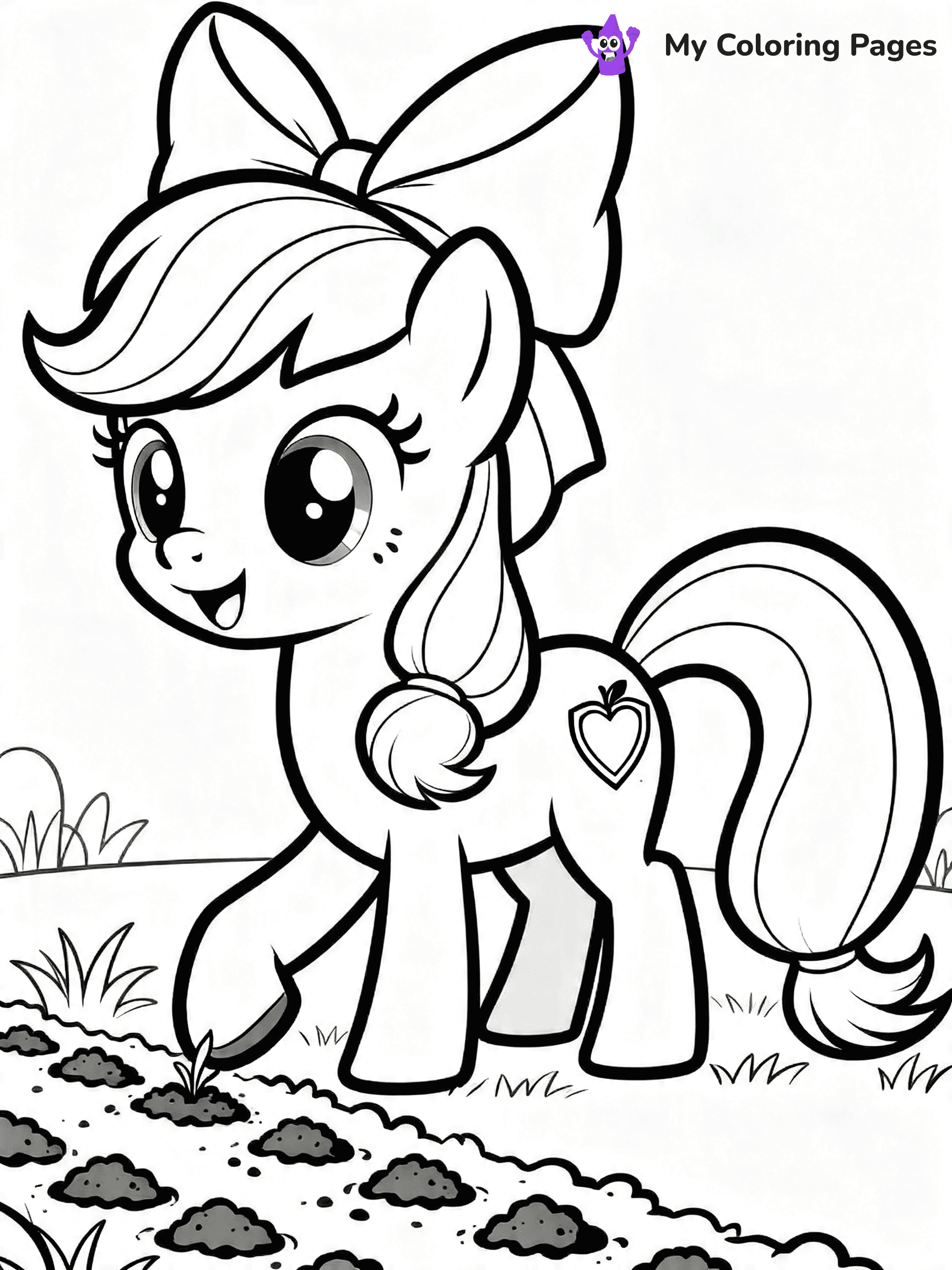 Apple Jack Coloring Pages - 19