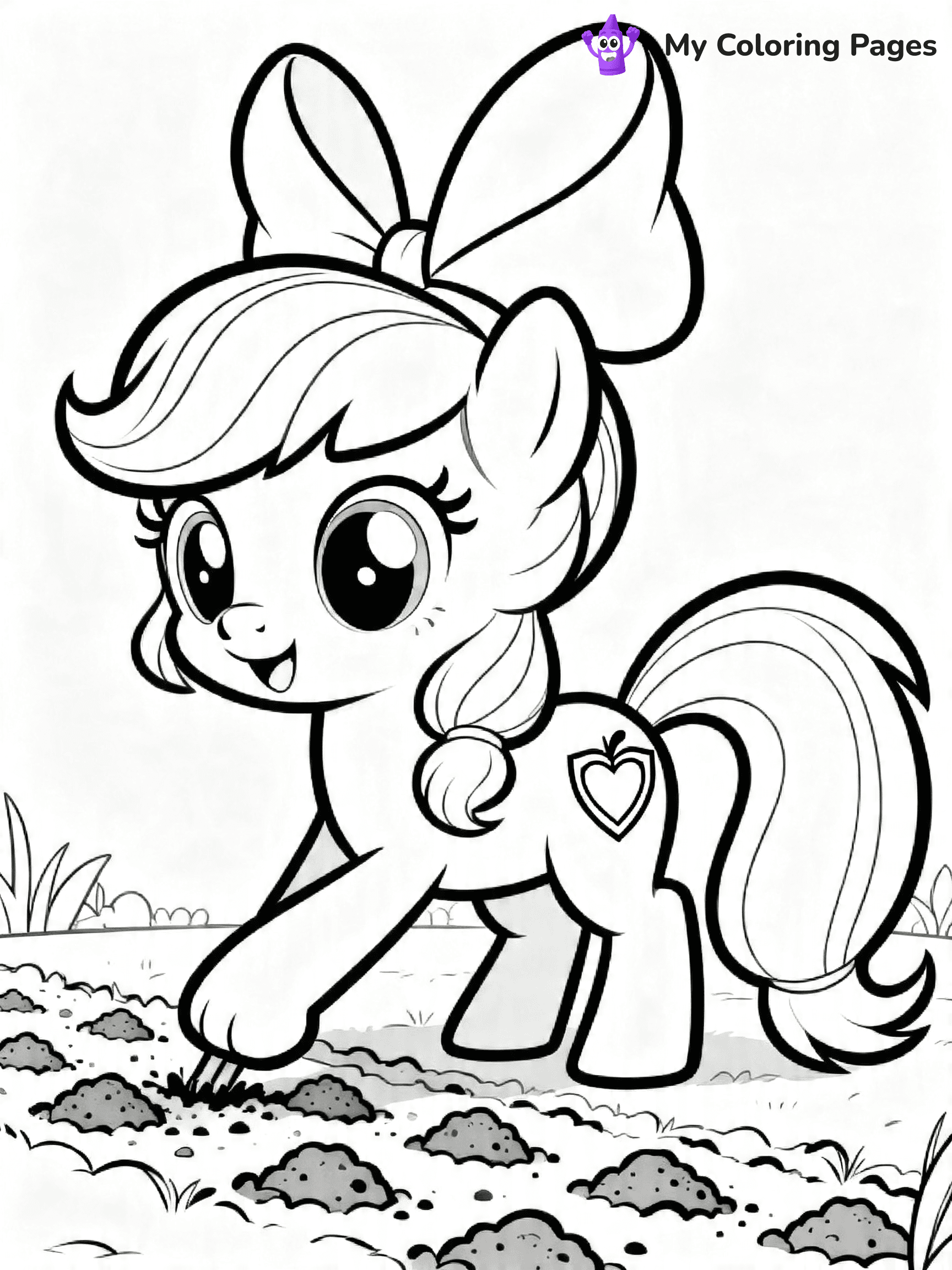 Apple Jack Coloring Pages - 16