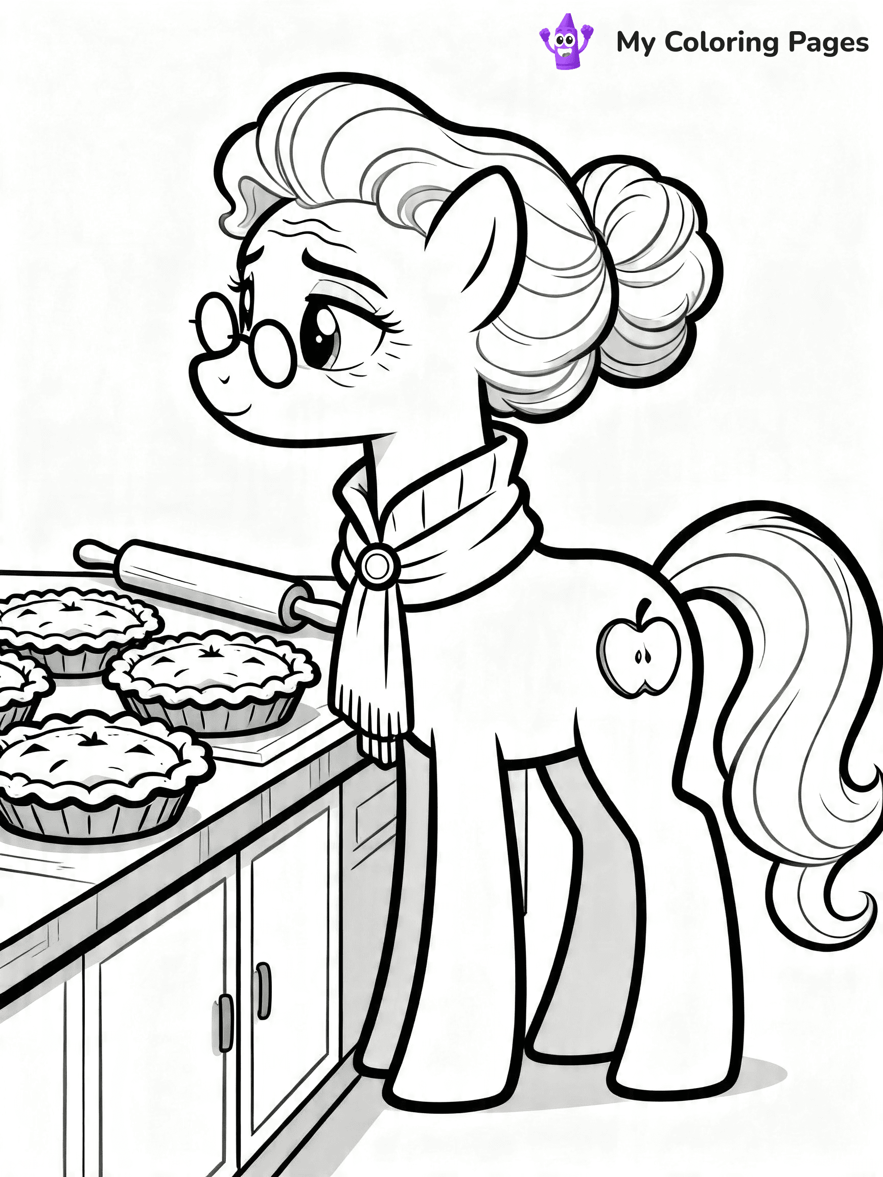 Apple Jack Coloring Pages - 4