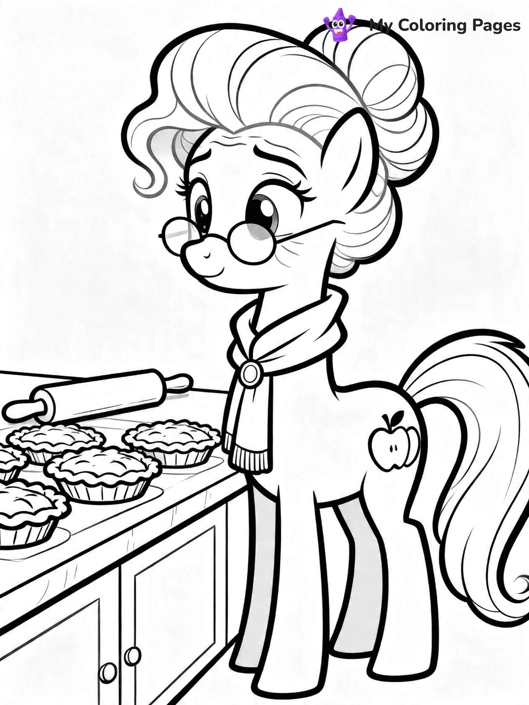 Apple Jack Coloring Pages - 3